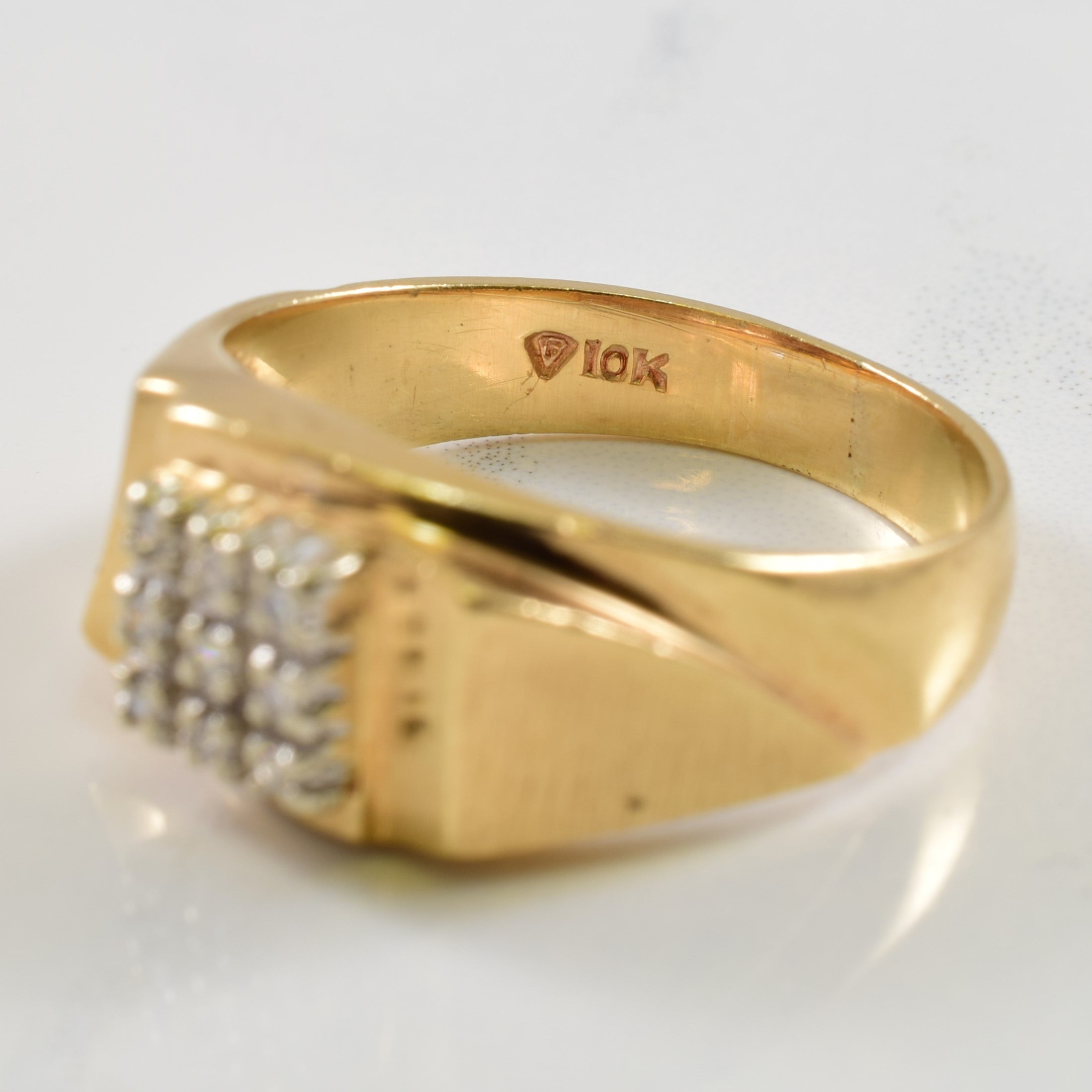 Diamond Grid Ring | 0.06ctw | SZ 8.5 |