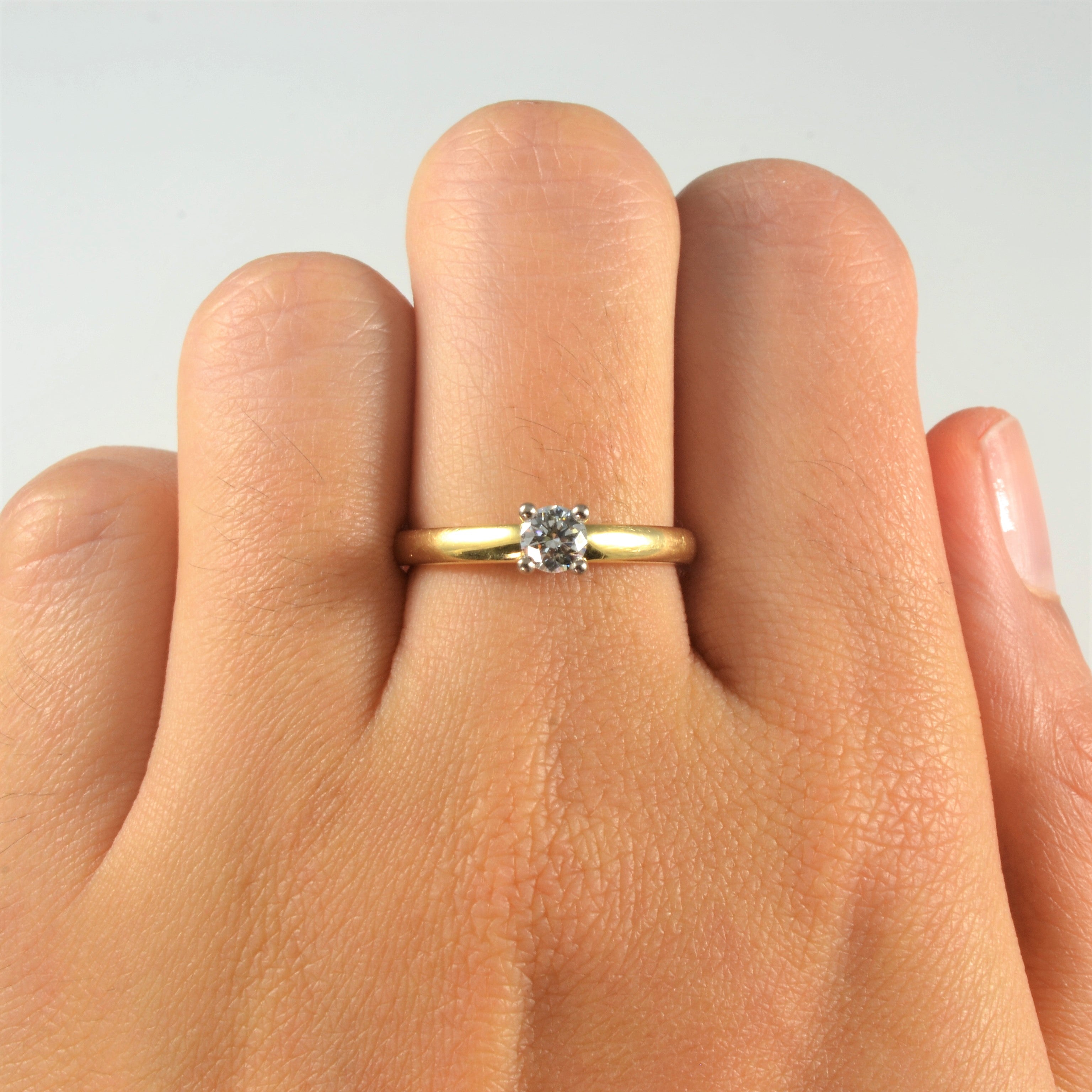 Birks' Solitaire Diamond Ring | 0.27ct | SZ 7 |