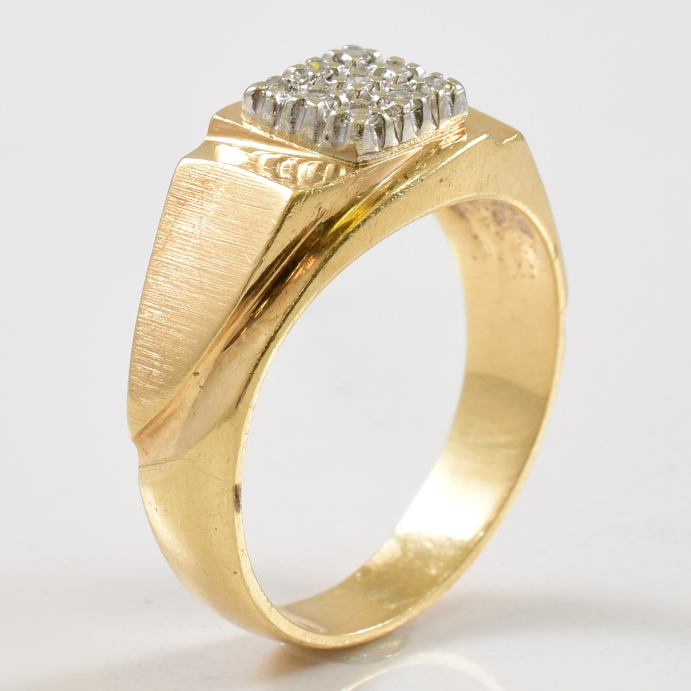 Diamond Grid Ring | 0.06ctw | SZ 8.5 |