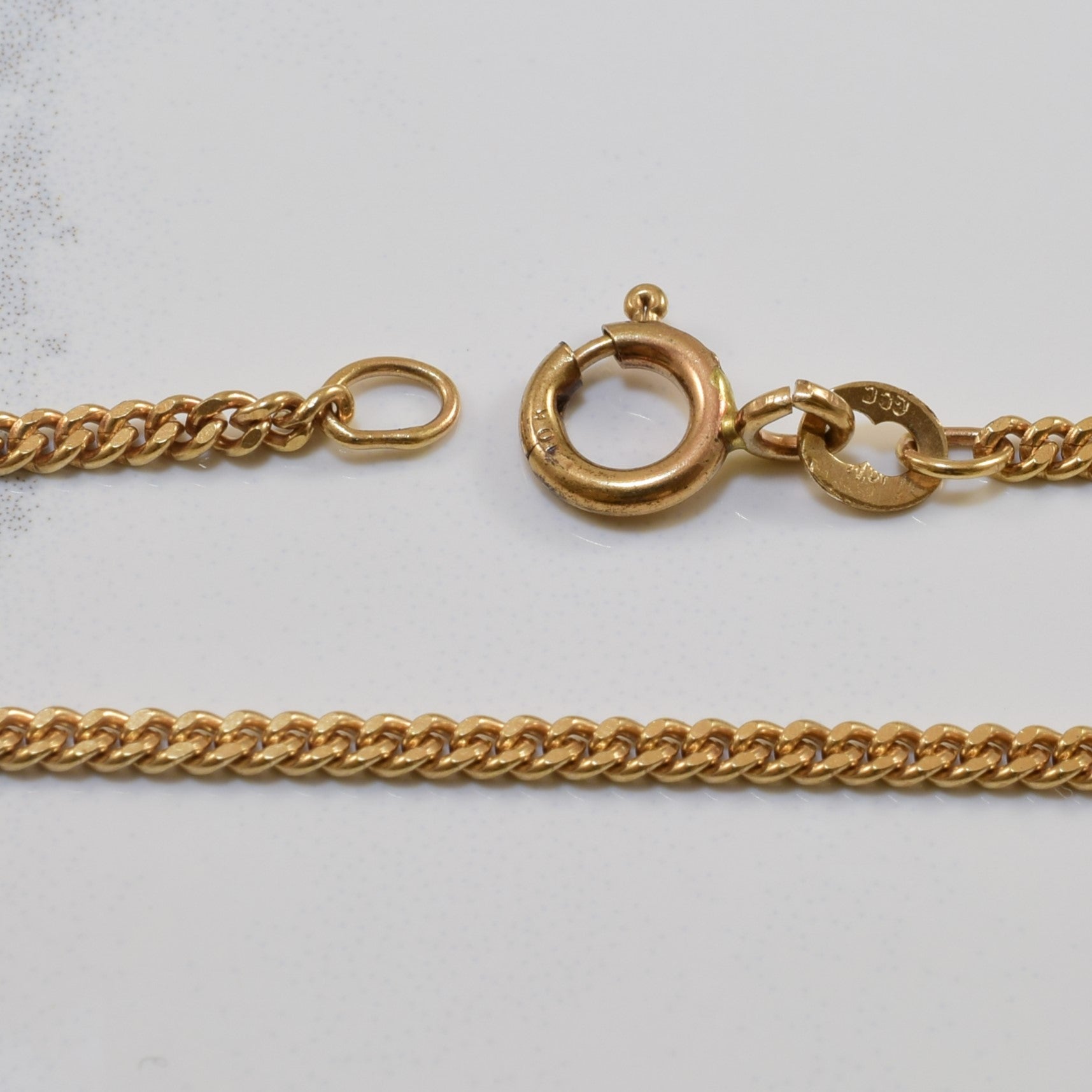 10k Yellow Gold Curb Chain | 24" |