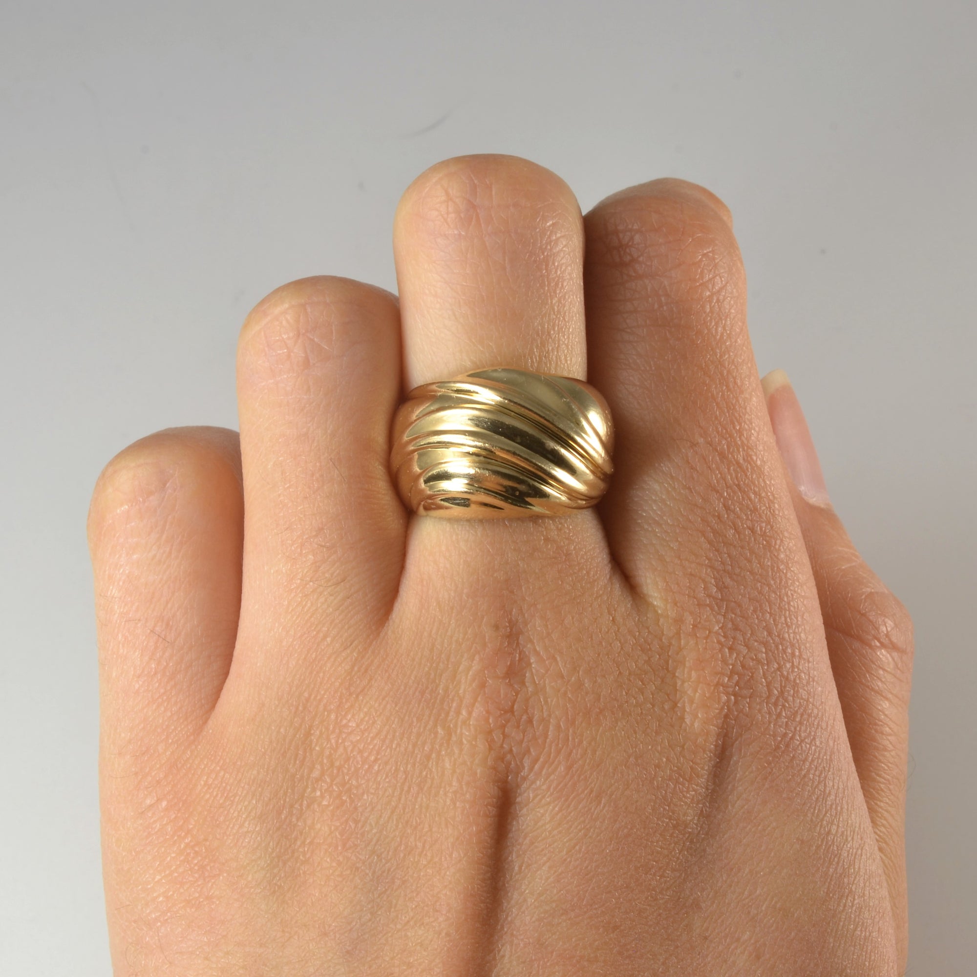 Textured Dome Ring | SZ 6.25 |