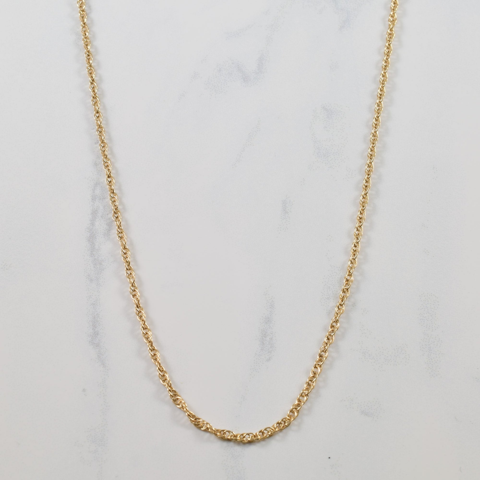 10k Yellow Gold Prince of Whales Chain | 18.25