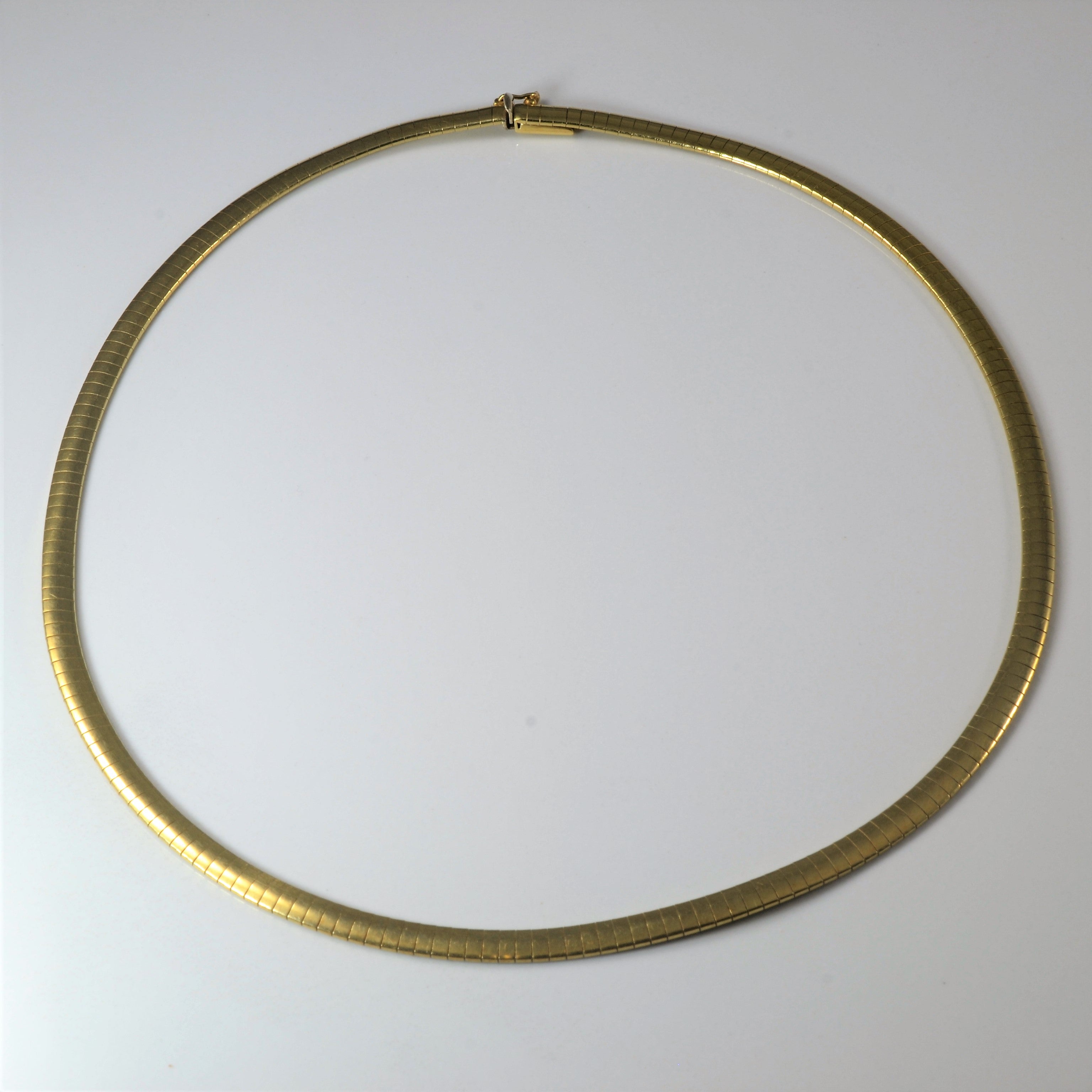 Yellow Gold Omega Chain | 16" |