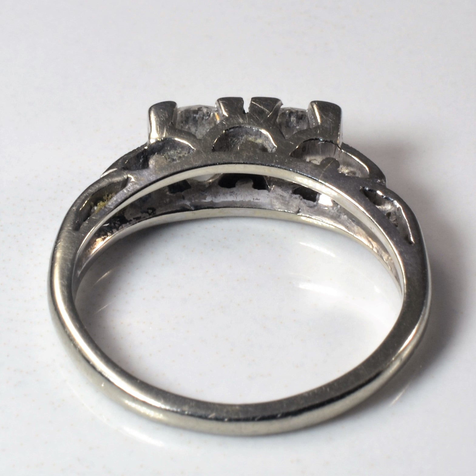 Bague Toi et Moi début des années 1940 | 0,69 ct | Taille 5 | 