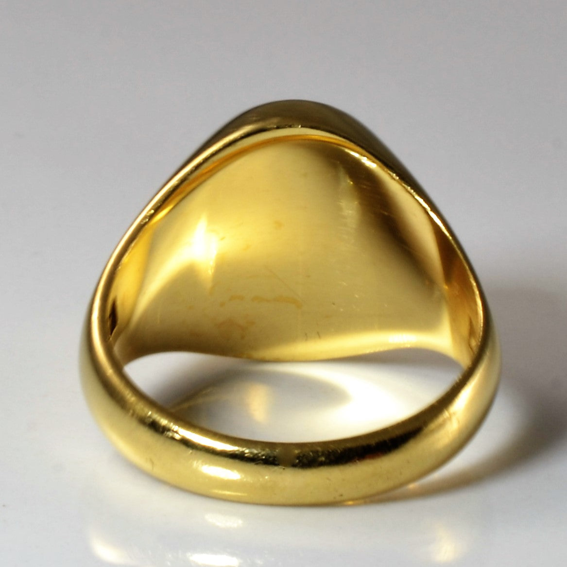 Solid Gold Shield Signet Ring | SZ 6.75 |