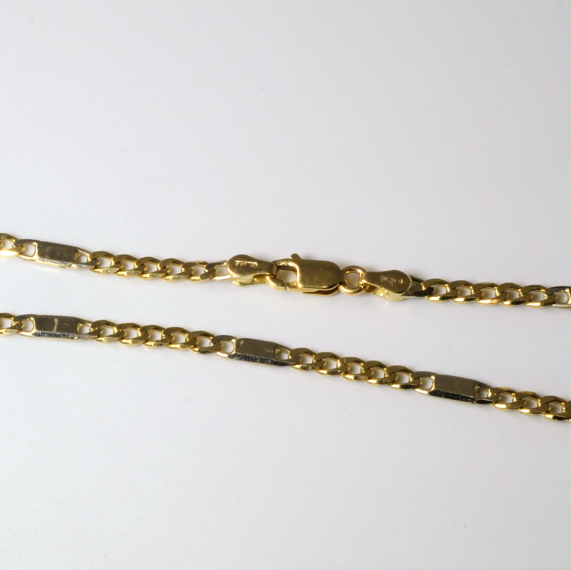 18k Yellow Gold Figarucci Chain | 23" |