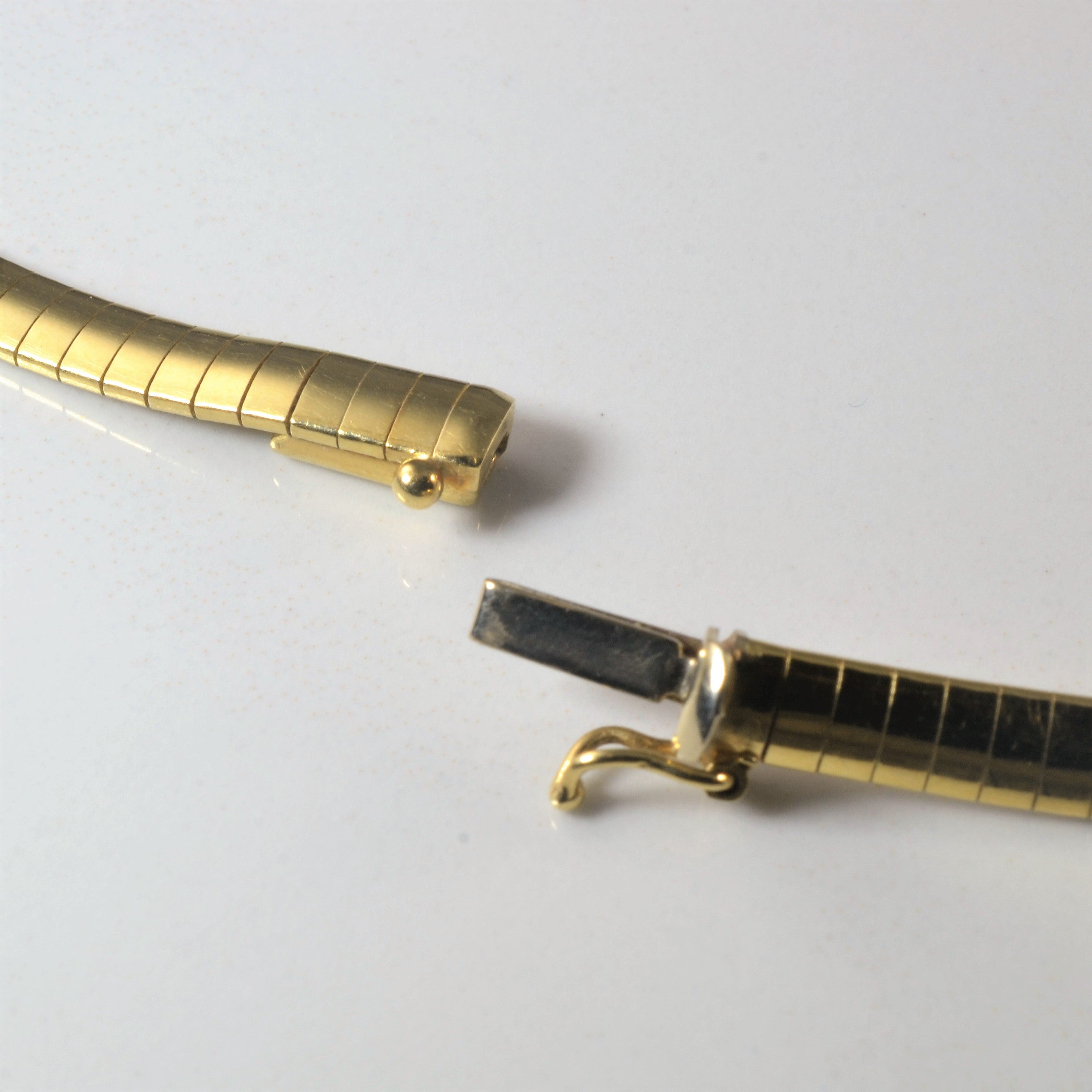 Yellow Gold Omega Chain | 16" |