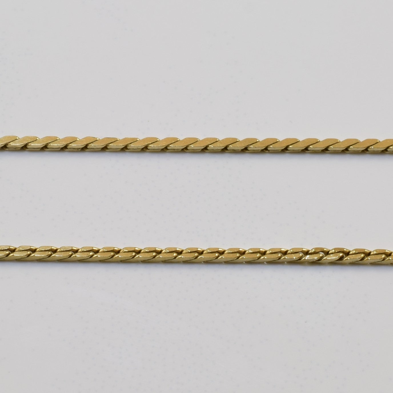 10k Yellow Gold Serpentine Chain | 18