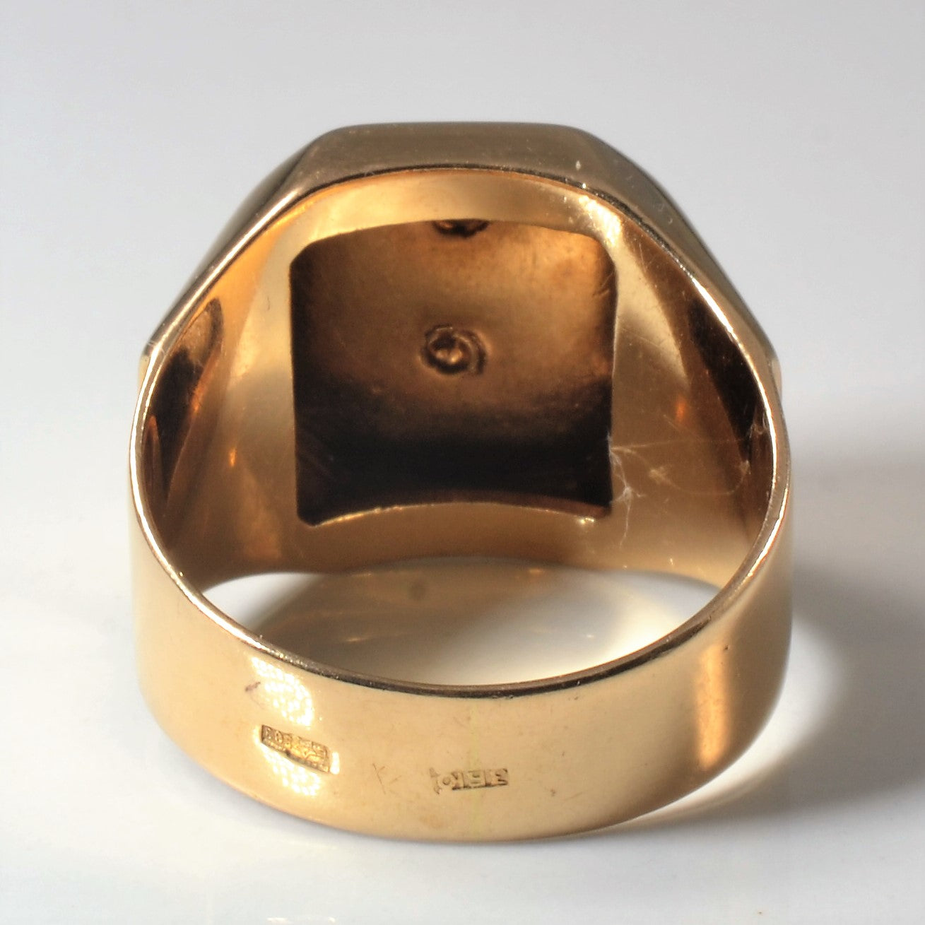 14k Rose Gold Signet Shield Ring | SZ 11.5 |