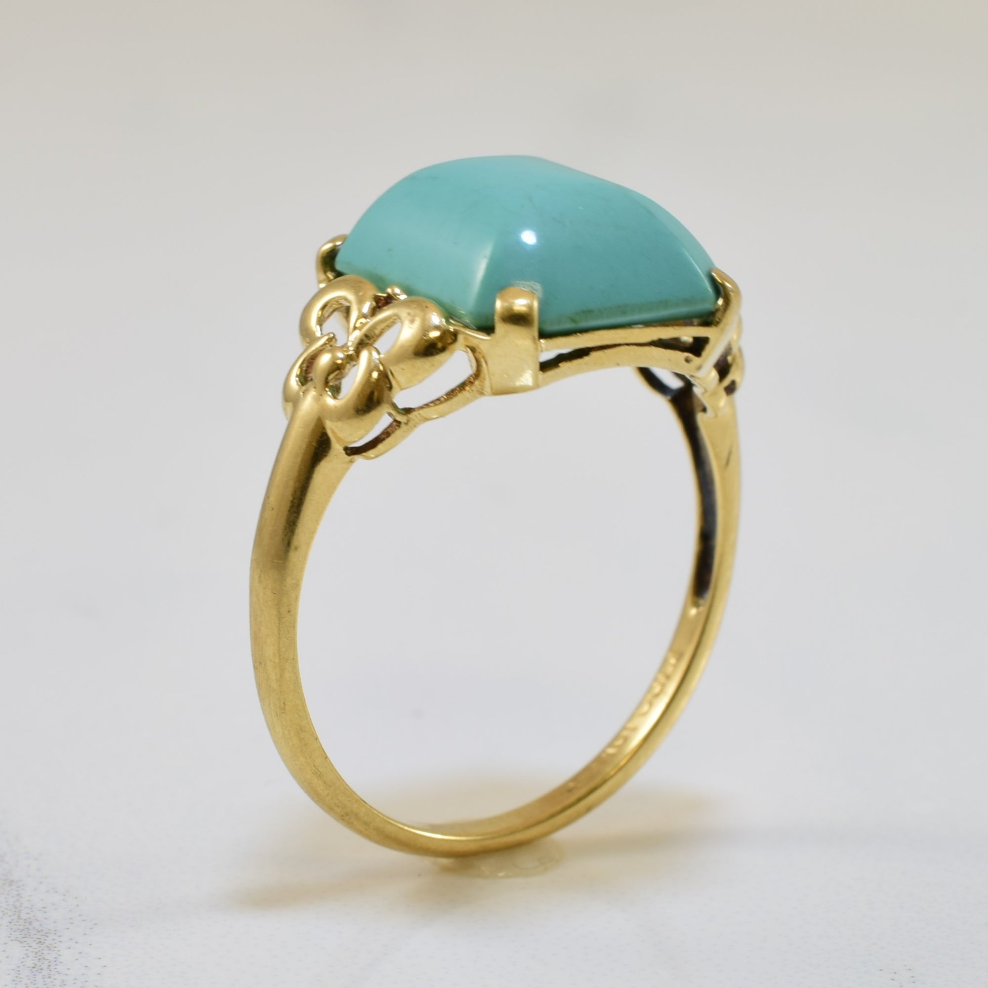 Sugarloaf Turquoise Ring | 5.00ct | SZ 7 |