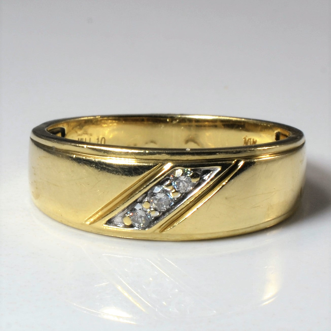 Diamond Wedding Band | 0.10ctw | SZ 10 |