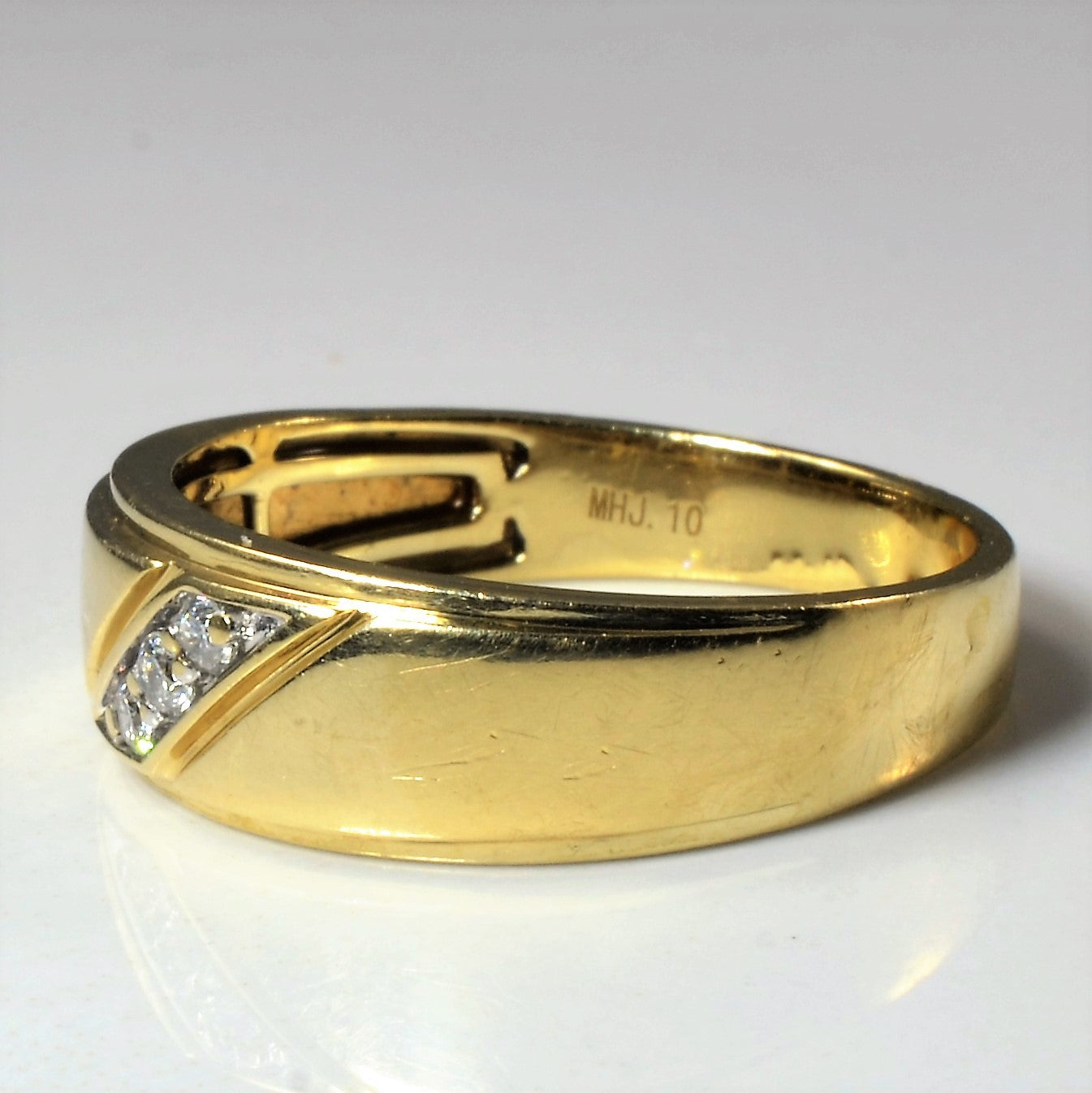 Diamond Wedding Band | 0.10ctw | SZ 10 |