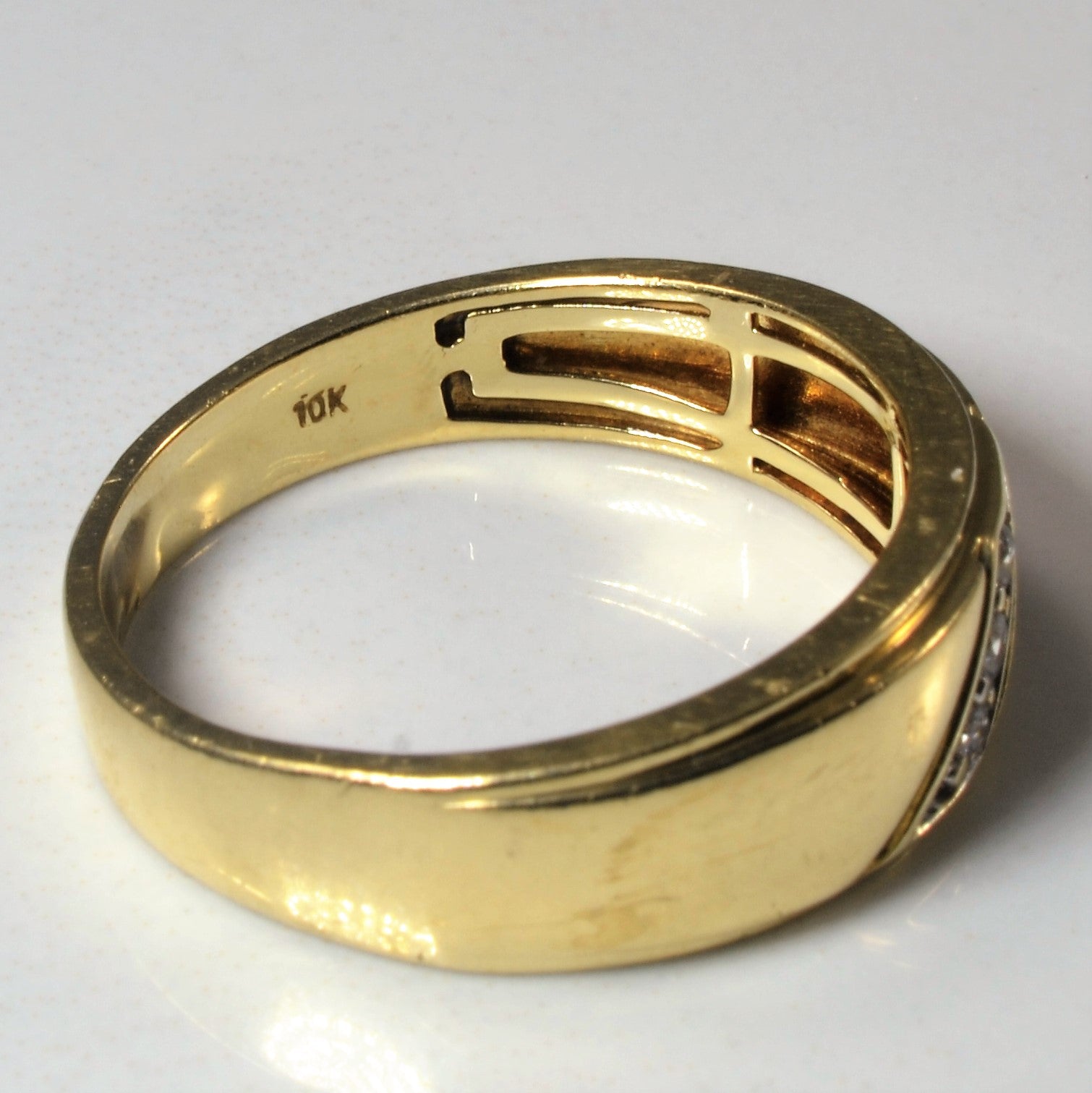 Diamond Wedding Band | 0.10ctw | SZ 10 |