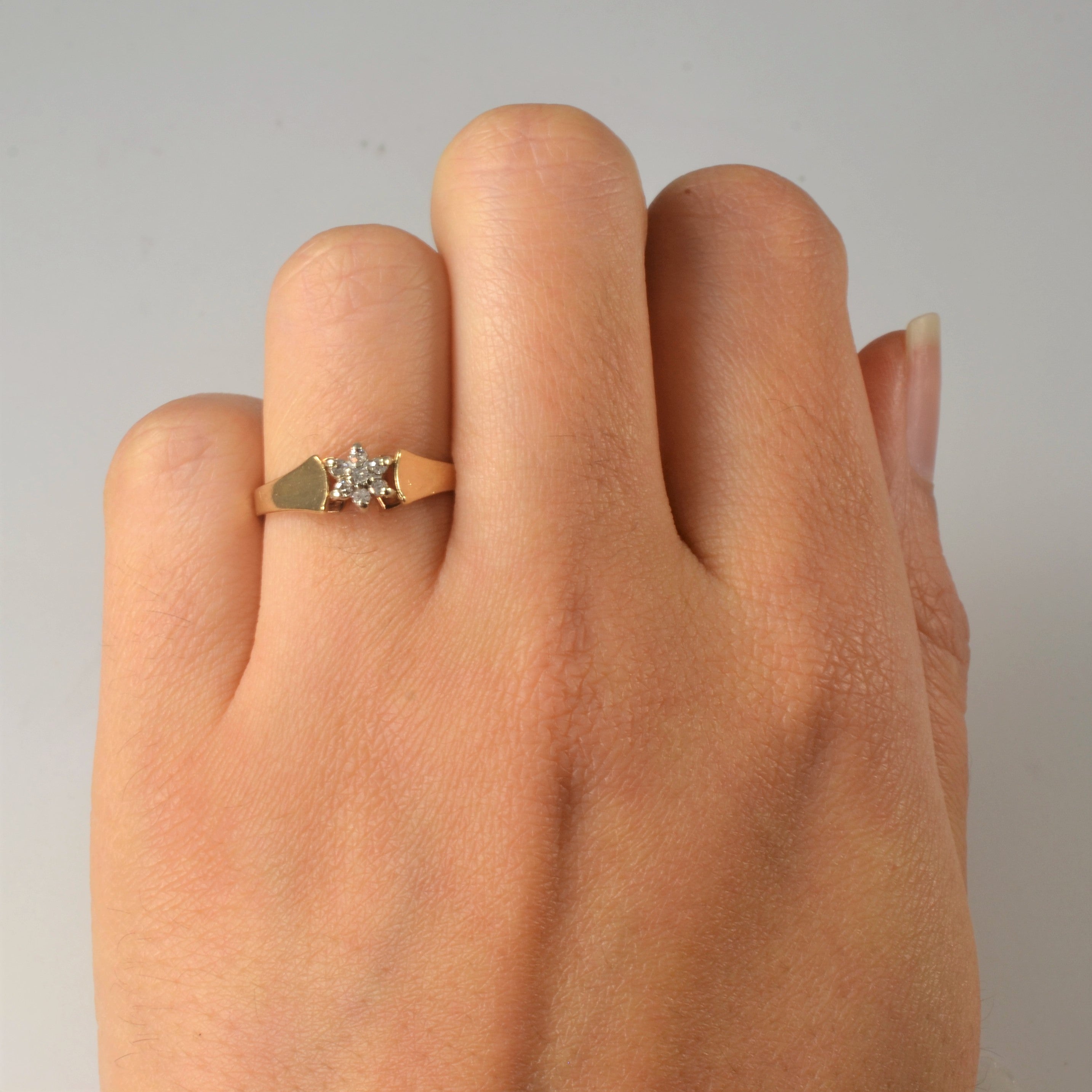 Cluster Set Diamond Ring | 0.07ctw | SZ 5.25 |