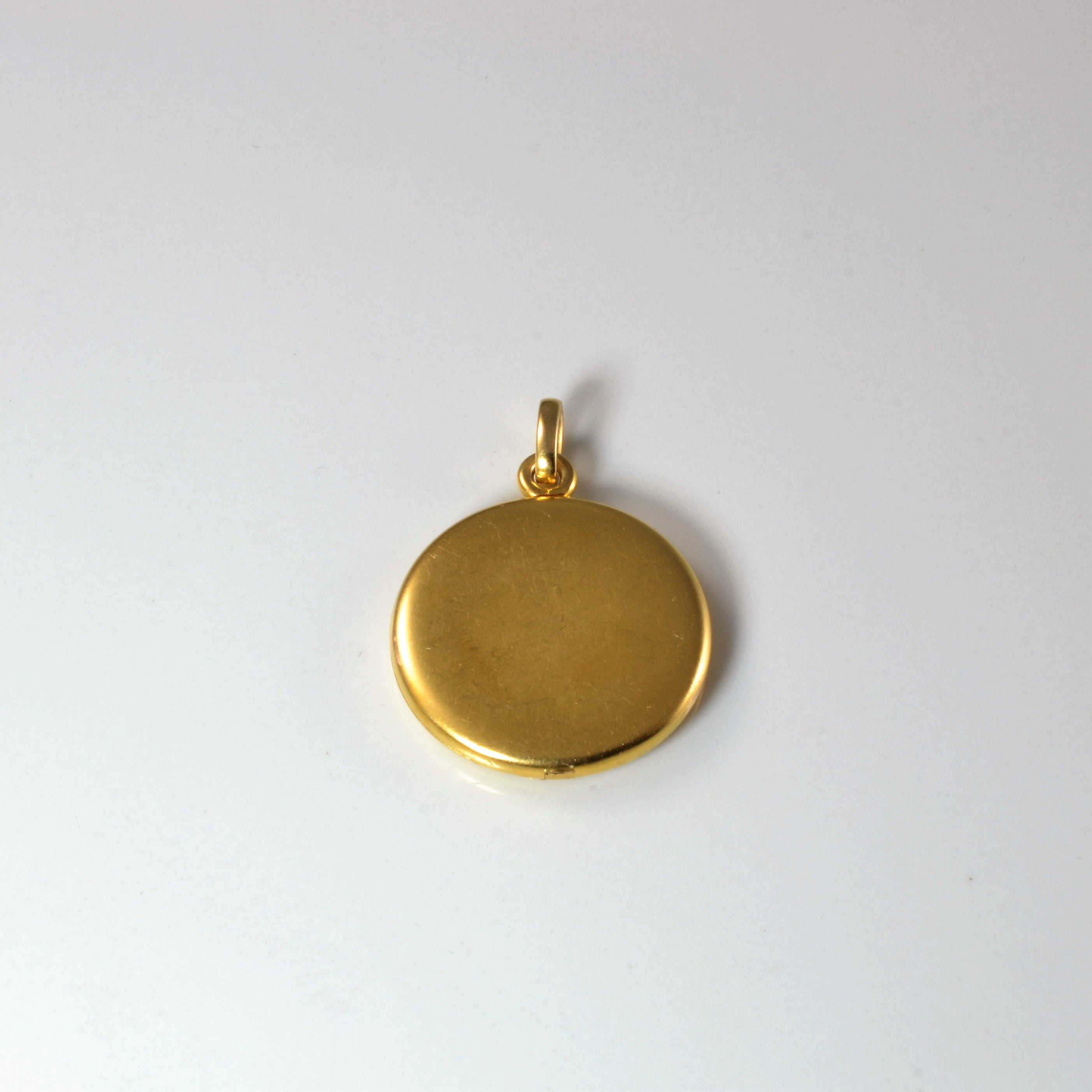 Plain Gold Locket |