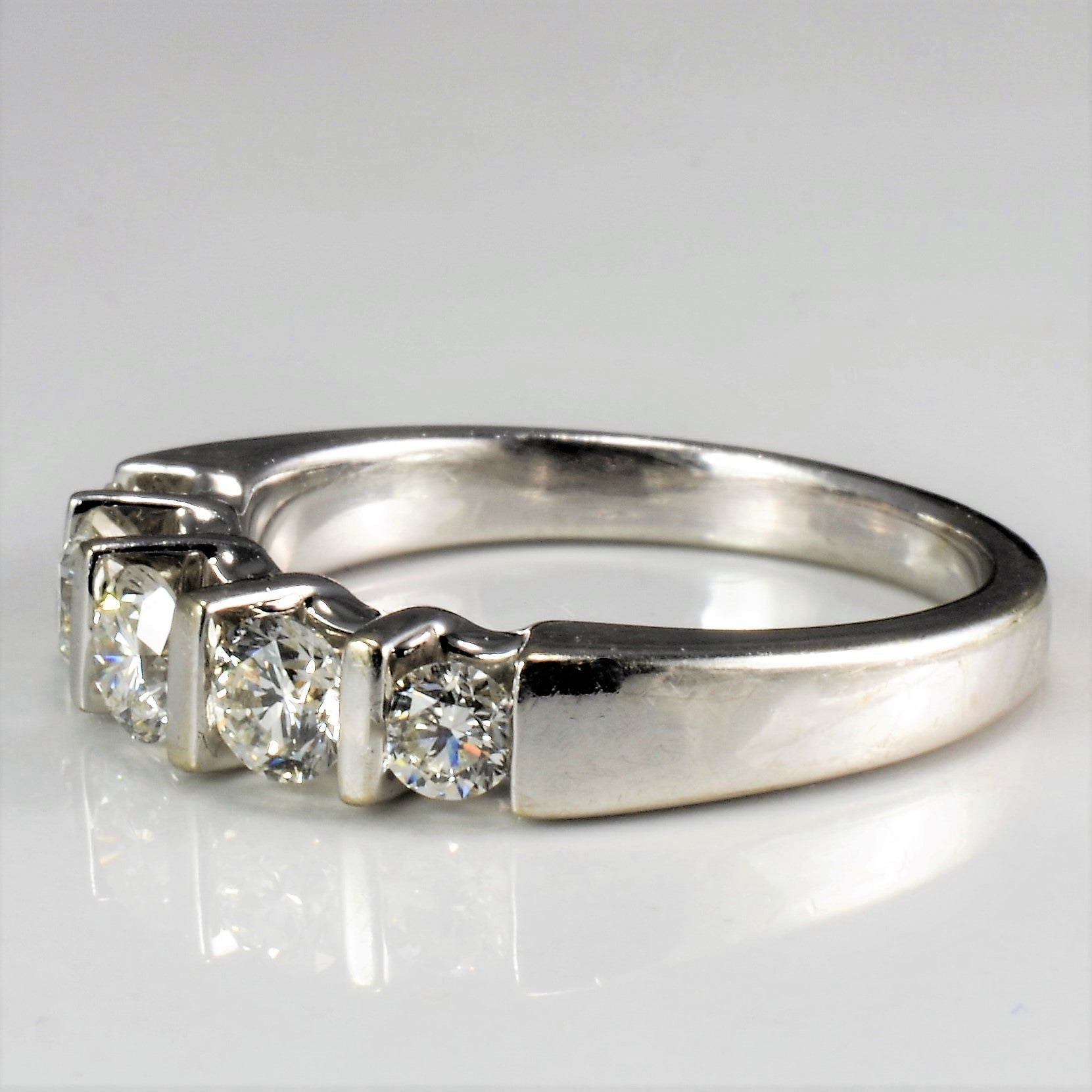 Five Stone Diamond Ring | 0.87 ctw, SZ 7.5 |