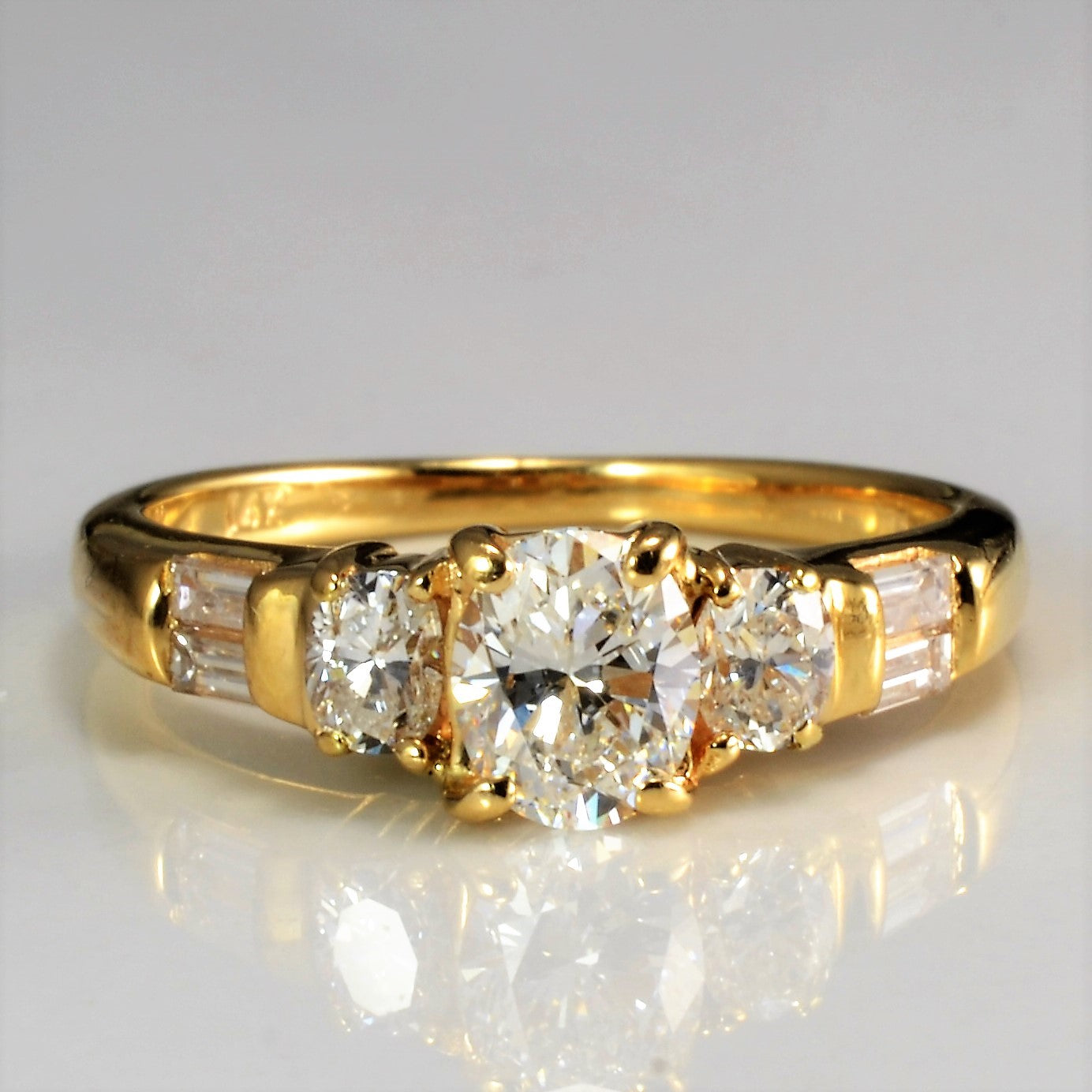 Five Stone Diamond Engagement Ring | 1.00 ctw, SZ 5 |