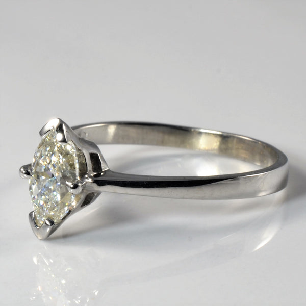 Solitaire Marquise Diamond Engagement Ring | 1.00ct | SZ 9.5 |