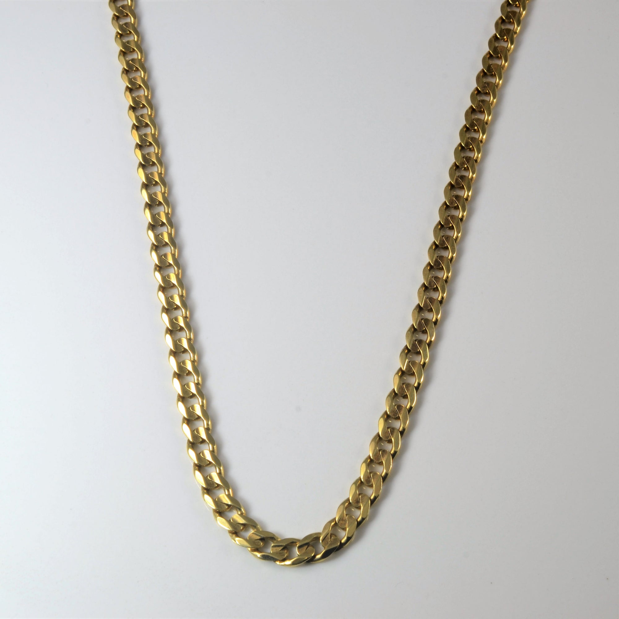 18k Yellow Gold Curb Link Chain |