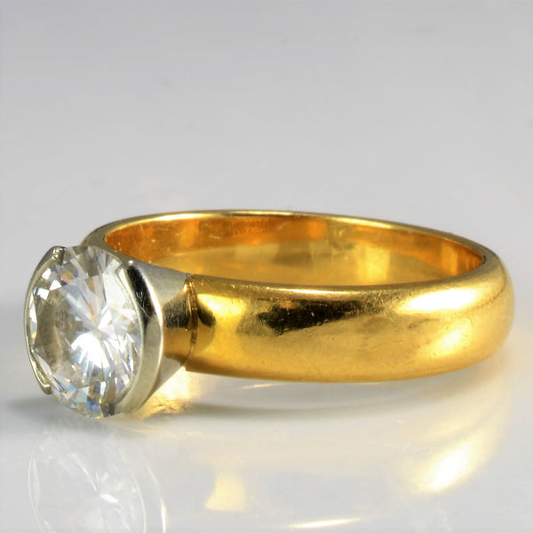 'Montecristo' Semi Bezel Solitaire Diamond Ring | 1.22 ct | SZ 5.75 |