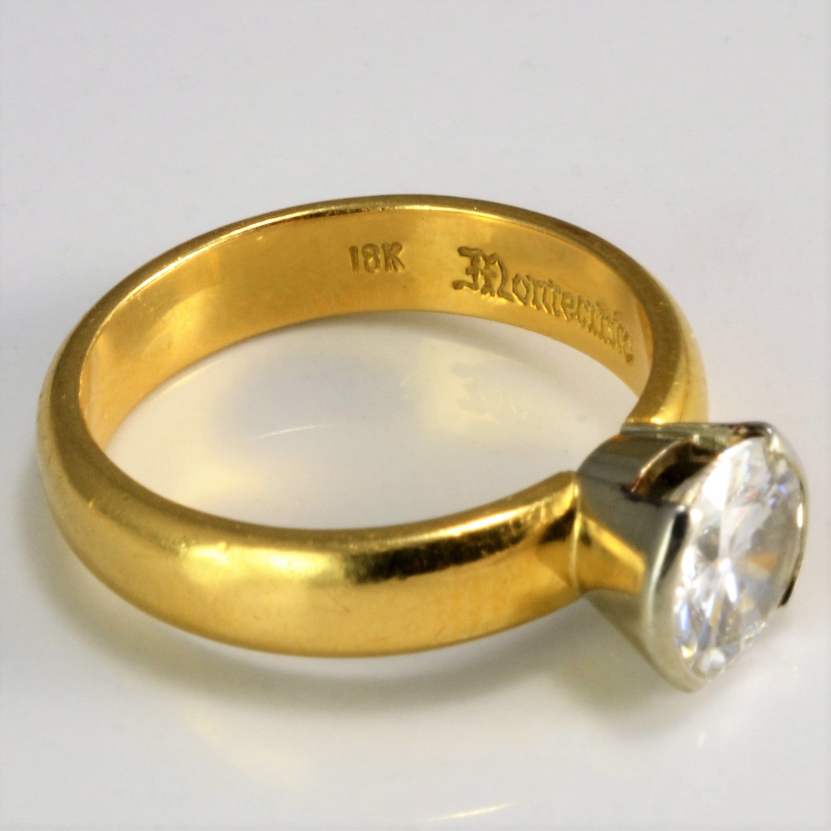 'Montecristo' Semi Bezel Solitaire Diamond Ring | 1.22 ct | SZ 5.75 |