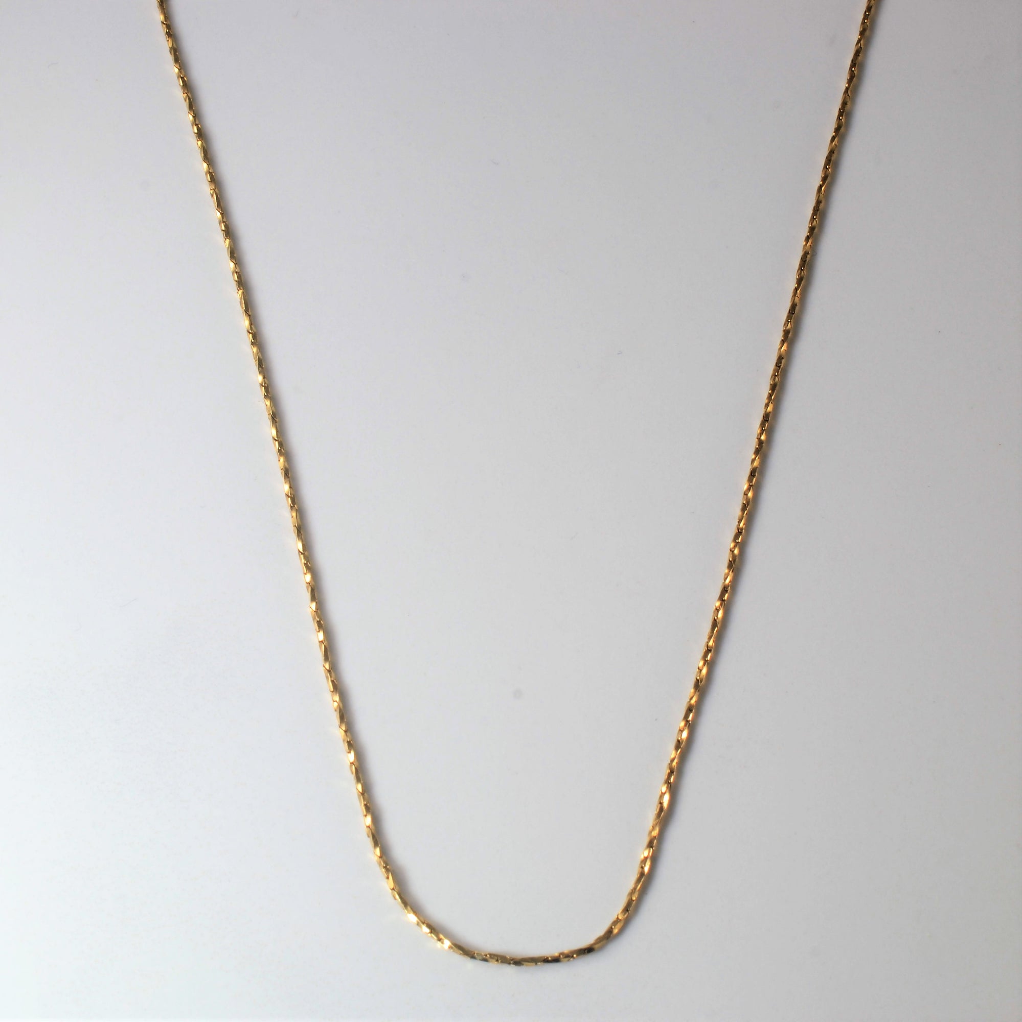10k Yellow Gold Twisted Yellow Gold Chain | 16