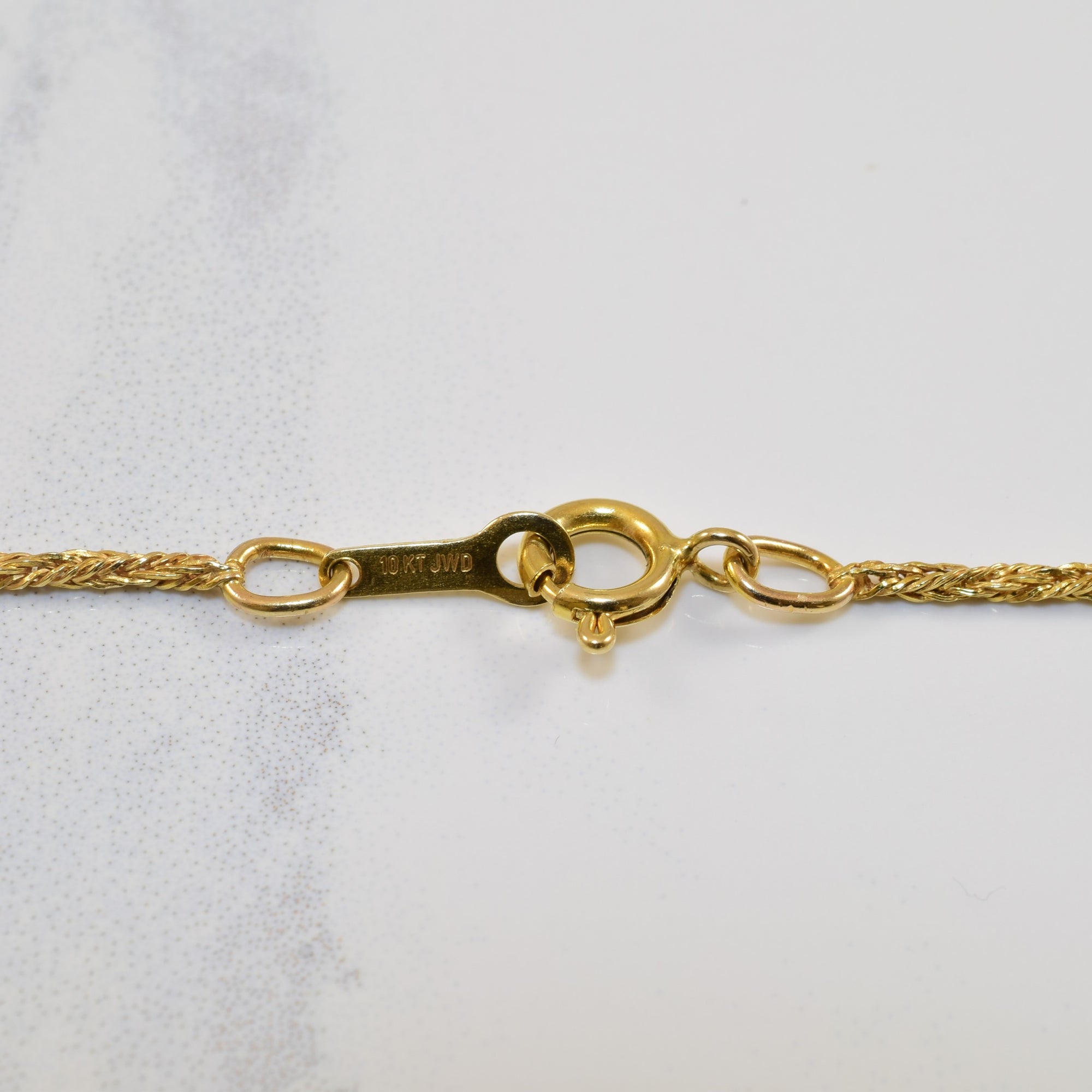 10k Yellow Gold Twisted Wheat Chain 18" 100 Ways