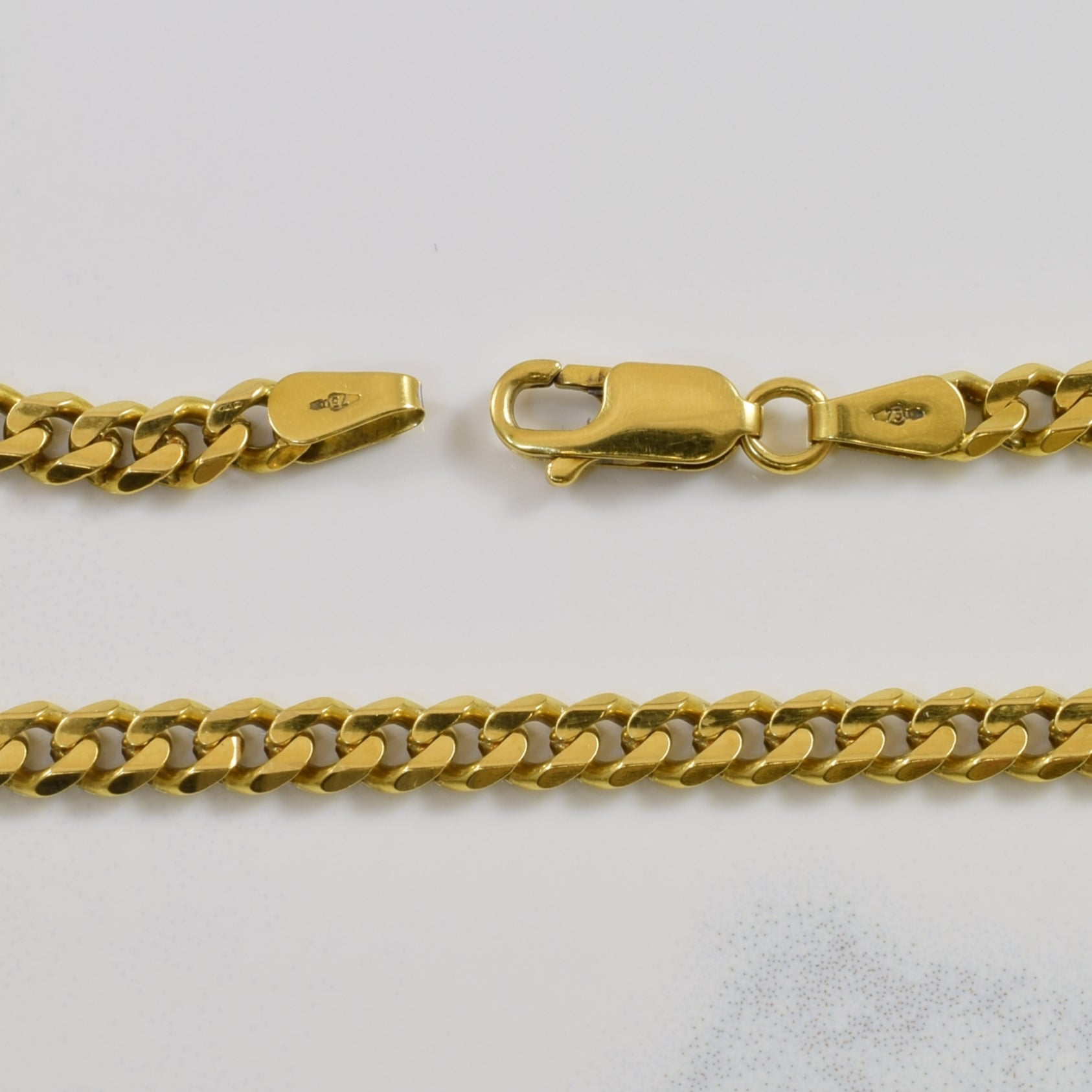 18k Yellow Gold Curb Chain | 21" |