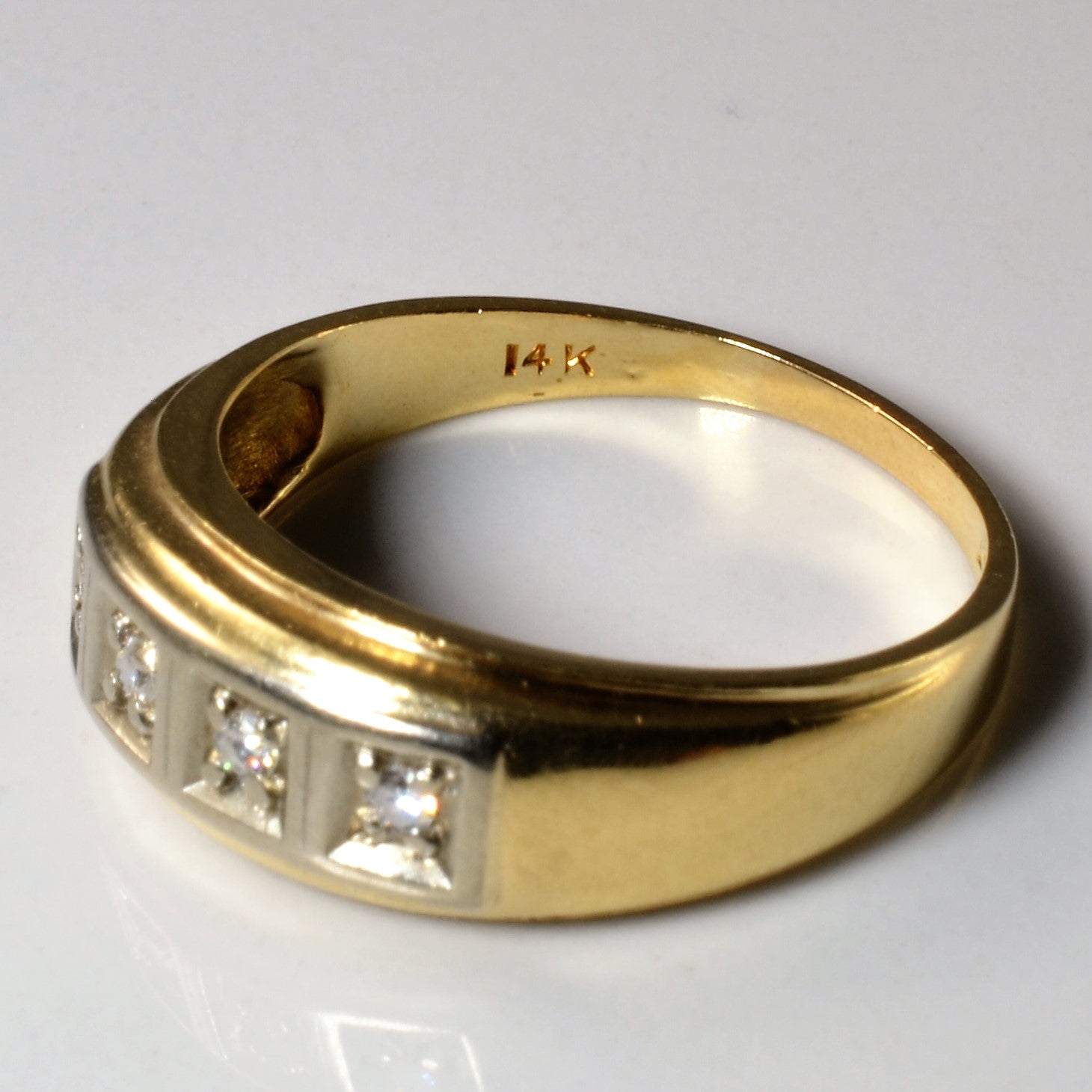 Four Stone Diamond Ring | 0.06ctw | SZ 8.75 |