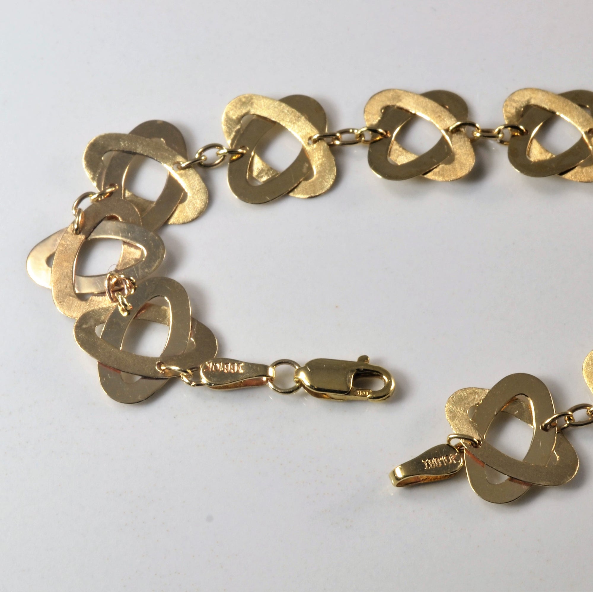 Knot Linked Swirl Chain Bracelet | 8