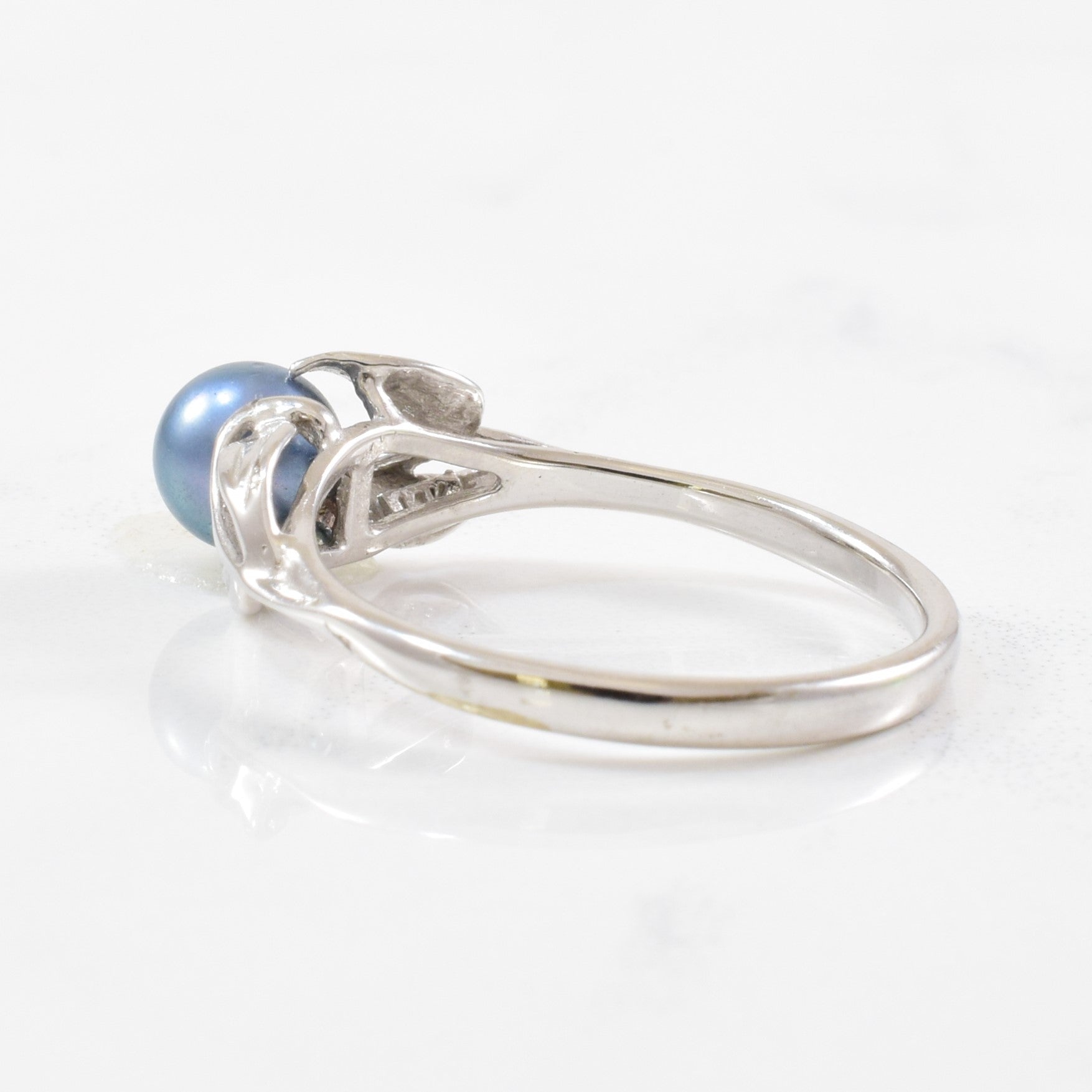 Nested Pearl Ring | 1.17ct | SZ 6 |