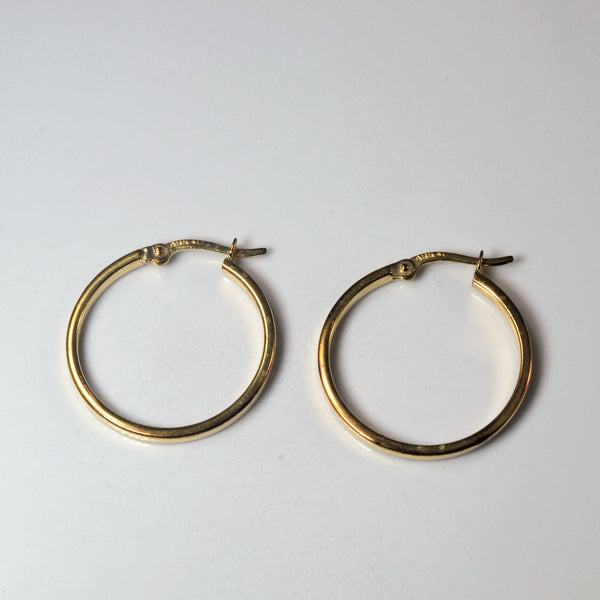 10k Gold Hoop Earrings |