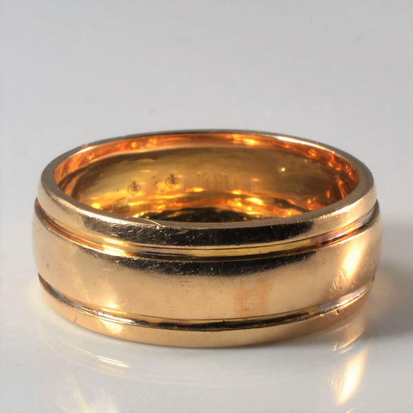 18k Yellow Gold Solid Band | SZ 9.25 |