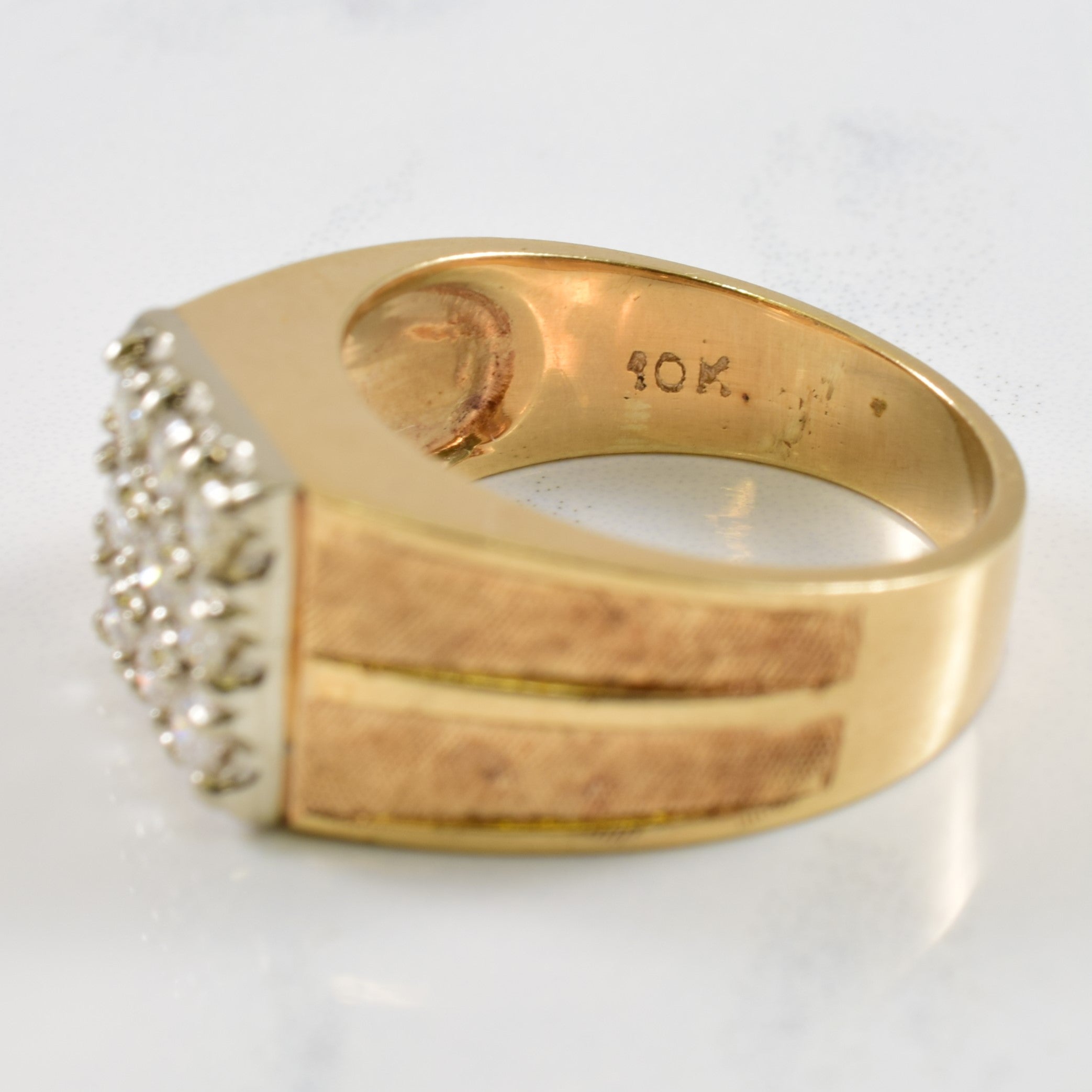 Diamond Grid Ring | 0.45ctw | SZ 8 |