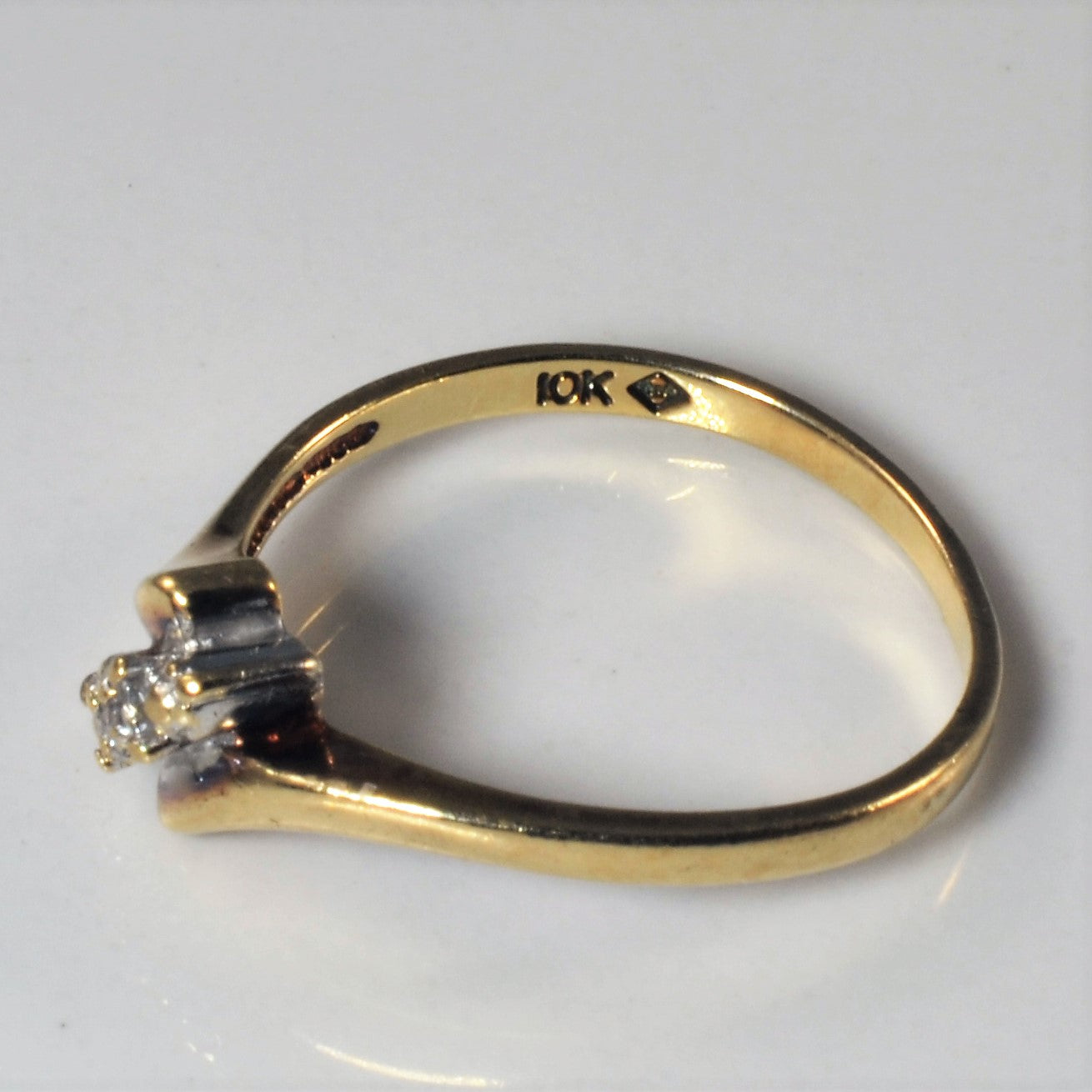 Bypass Diamond Ring | 0.01ct | SZ 6 |