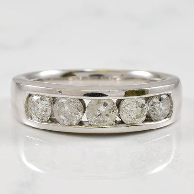 Channel Set Diamond Ring | 0.90ctw | SZ 7 |