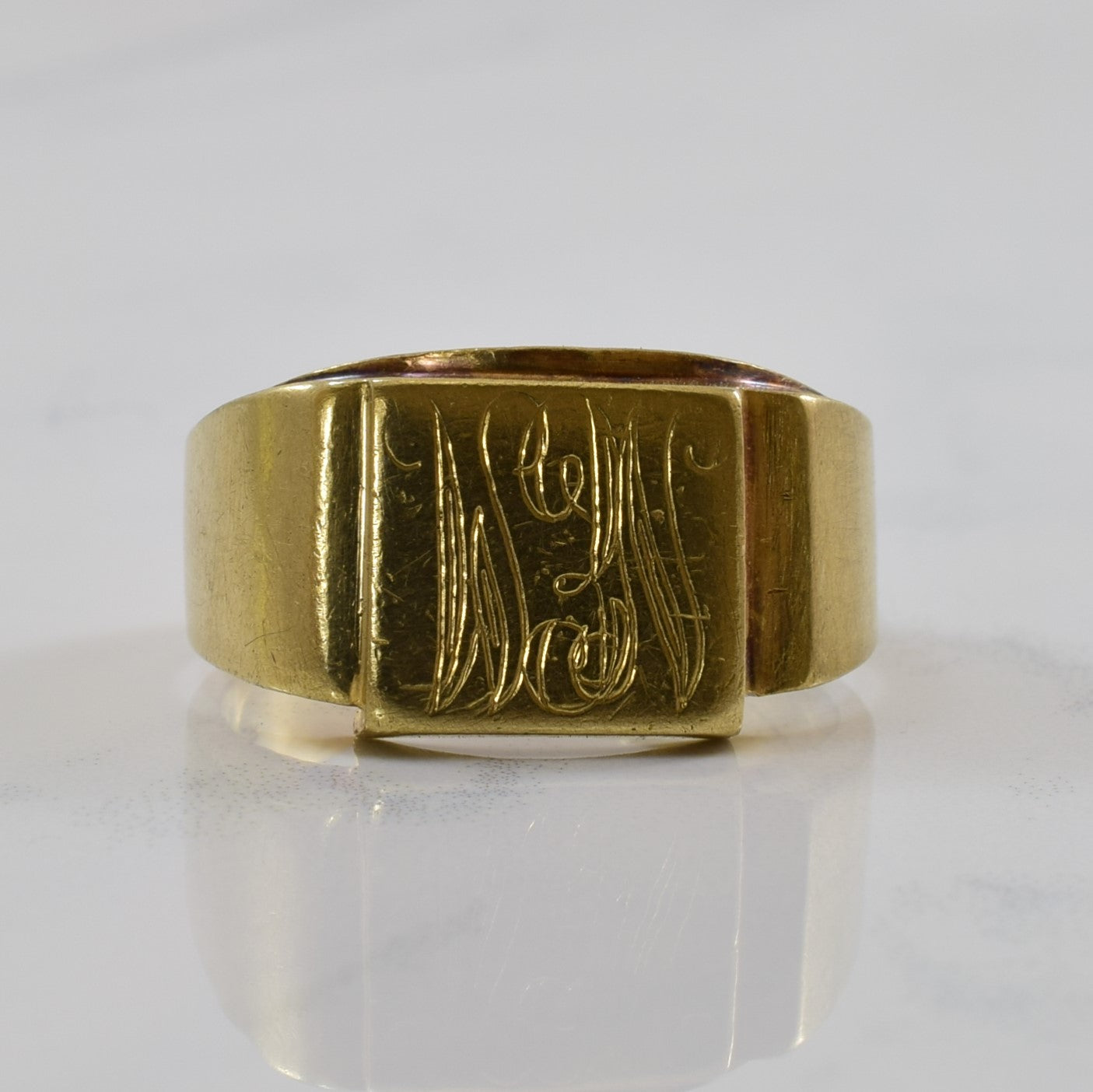 Initial 'NM' Signet Ring | SZ 9.75 |