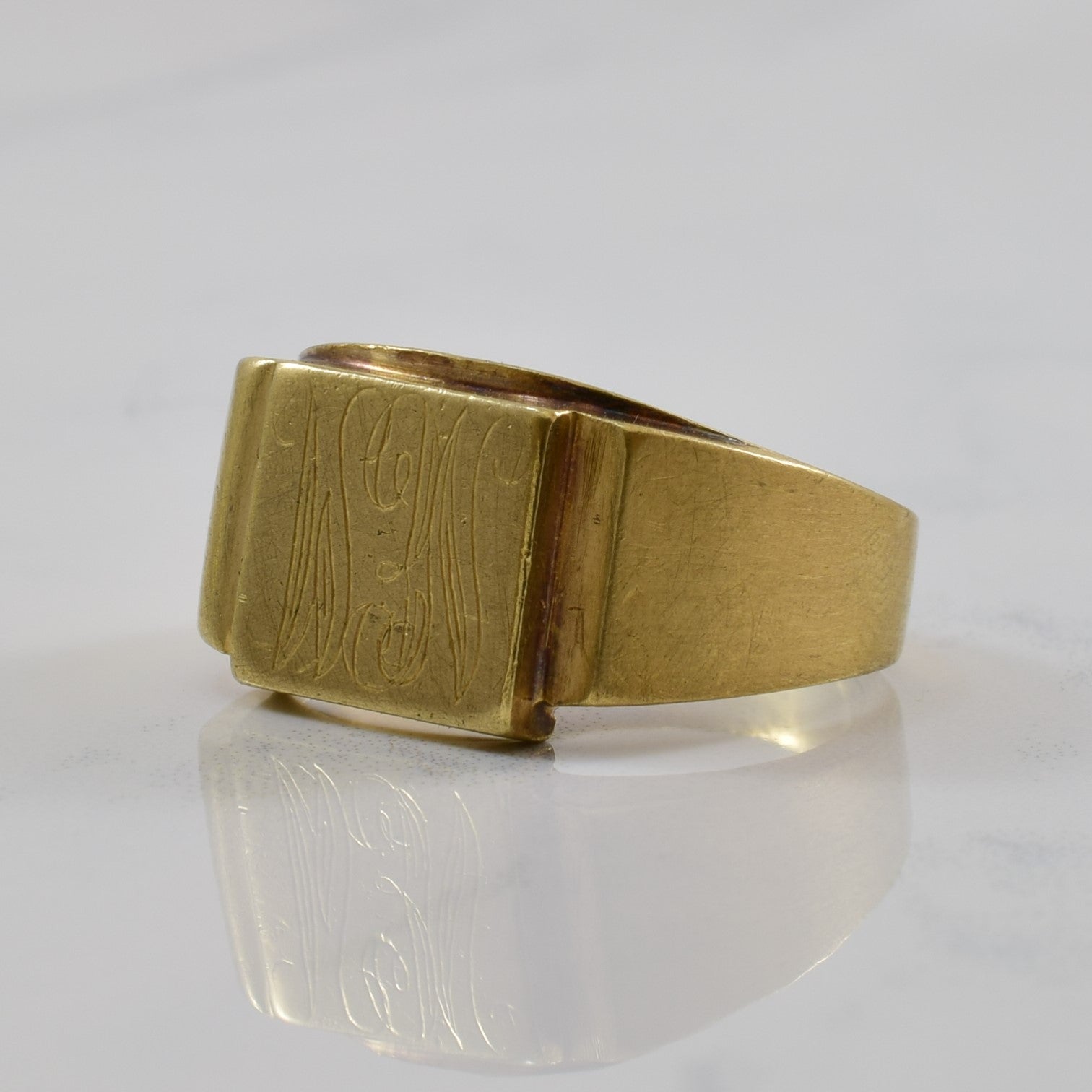 Initial 'NM' Signet Ring | SZ 9.75 |