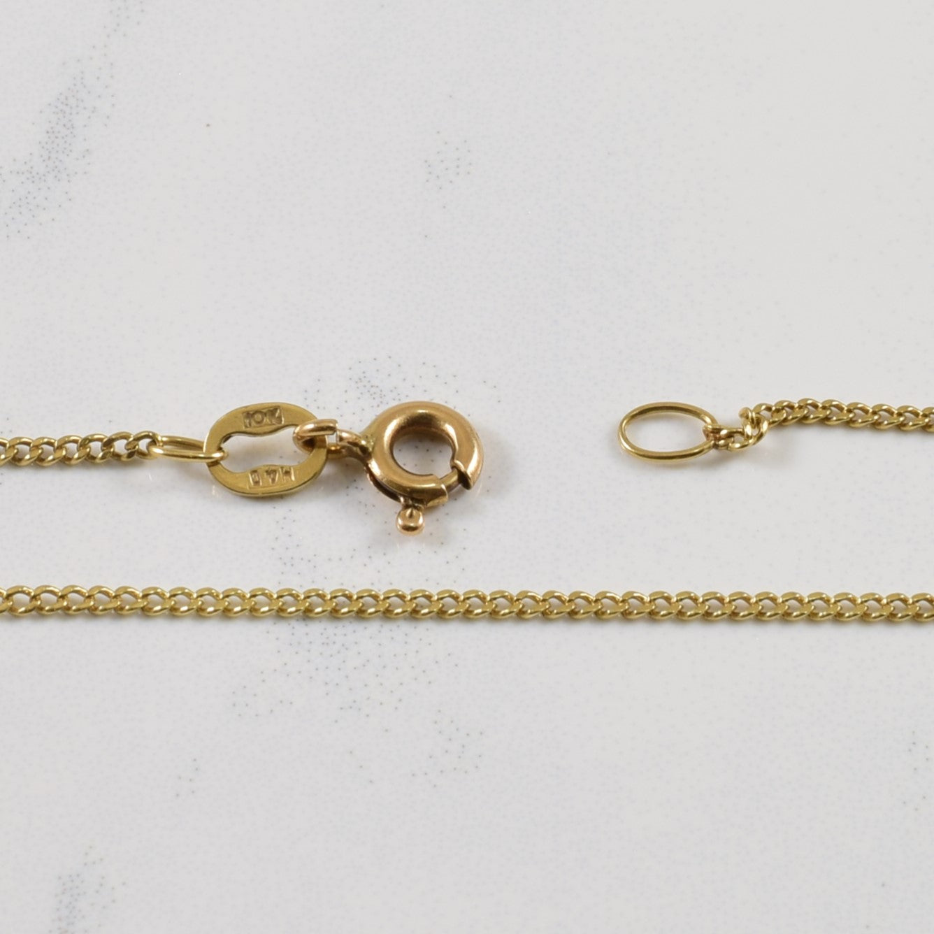 10k Yellow Gold Filigree Chain | 18" |