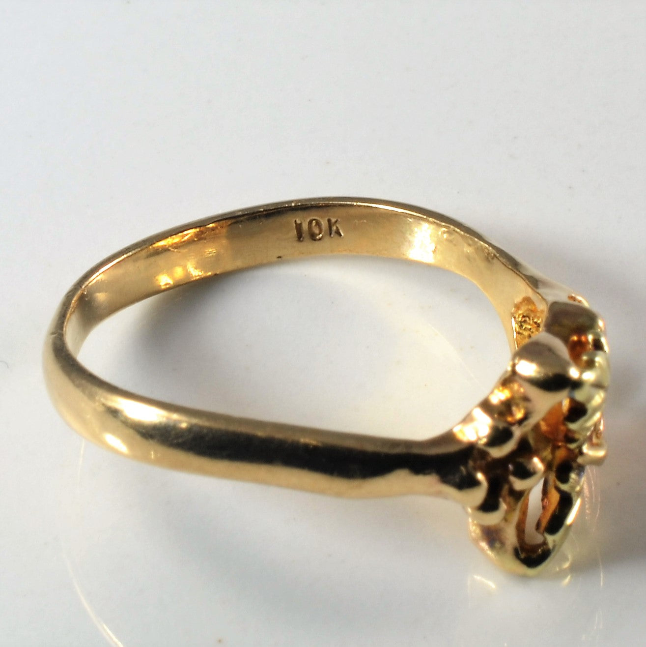 Two Tone Gold Leaf Ring | SZ 6.25 |