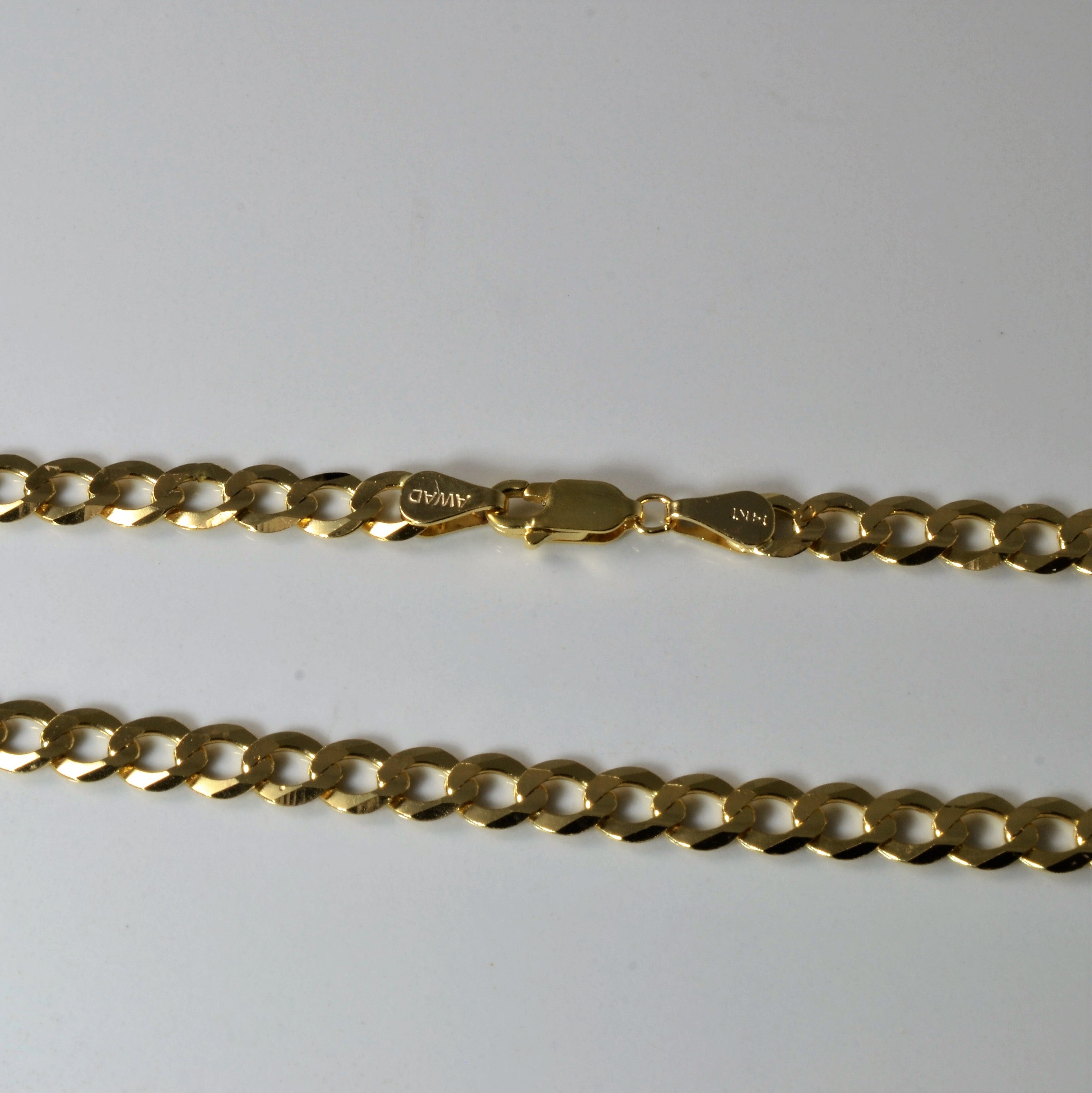 14k Yellow Gold Cuban Chain | 20" |