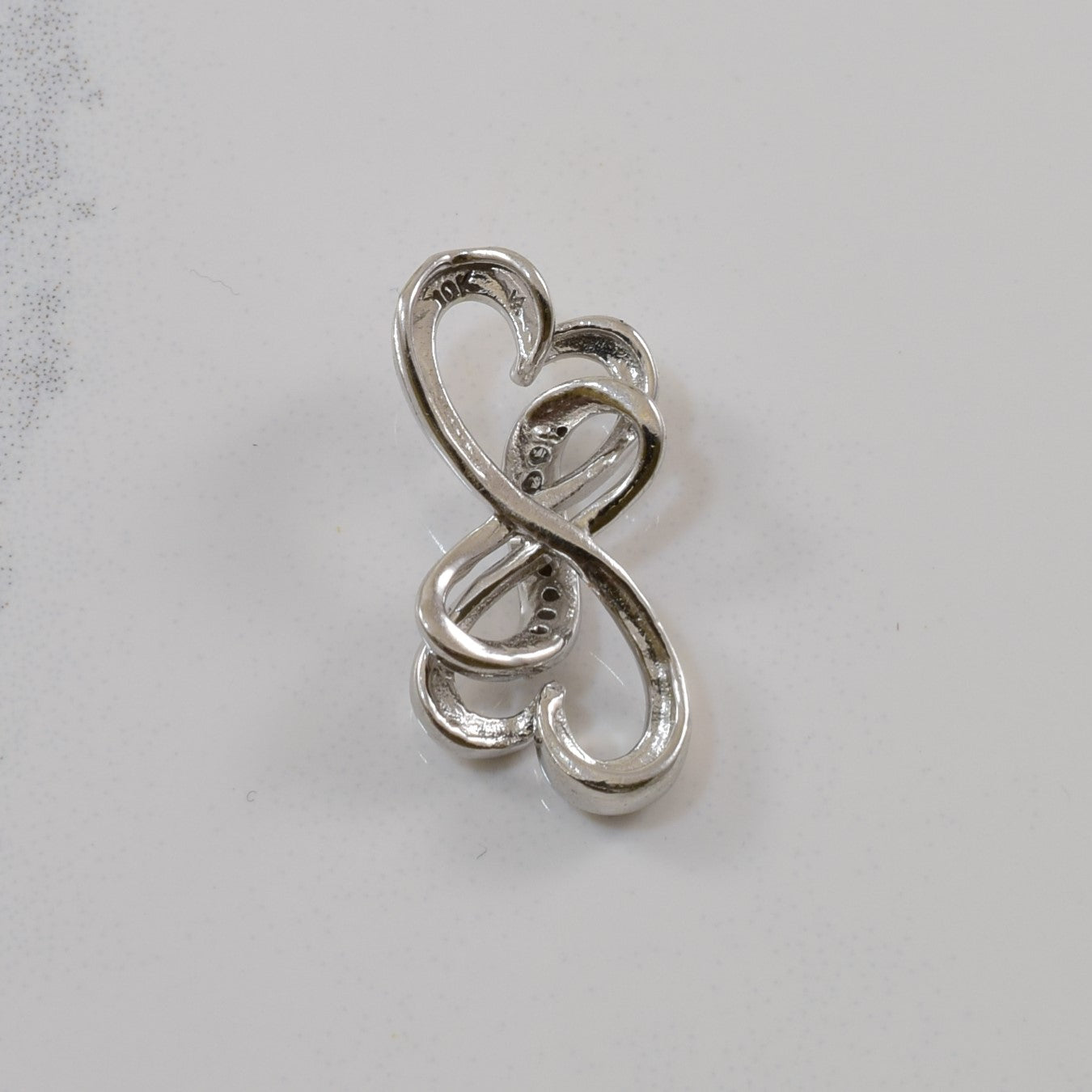 Diamond Infinity Heart Pendant | 0.04ctw |