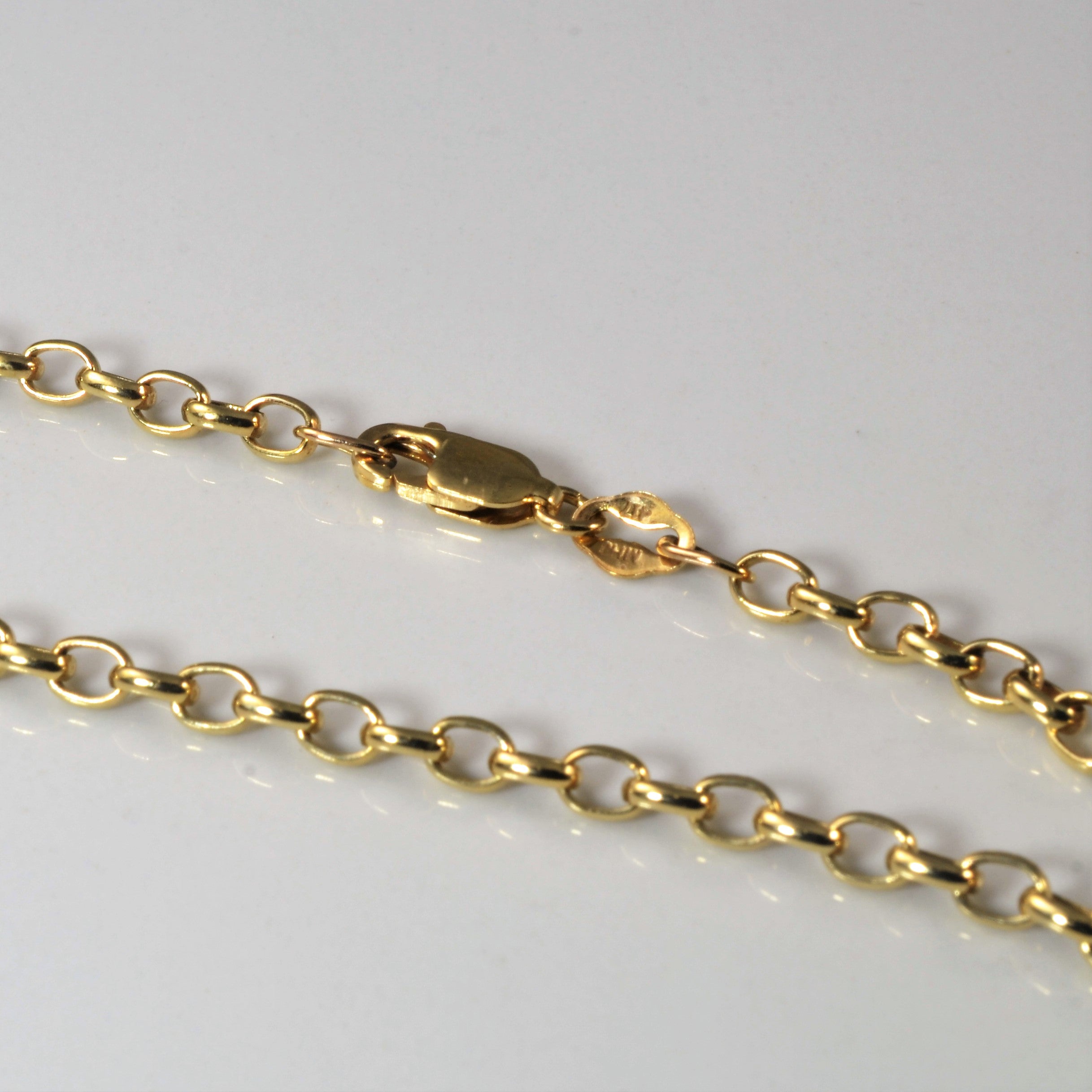10k Yellow Gold Rolo Chain | 28" |