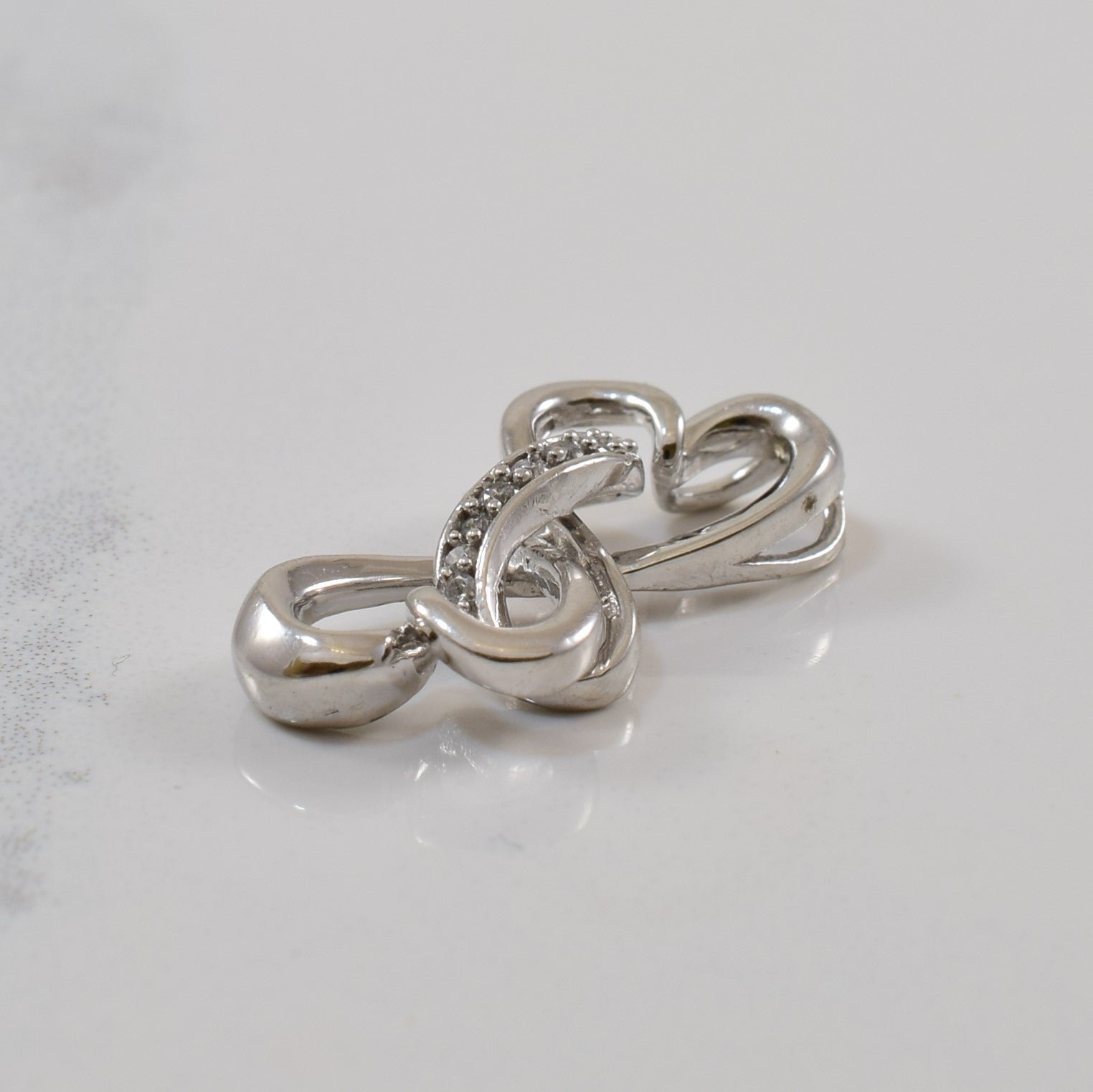 Diamond Infinity Heart Pendant | 0.04ctw |