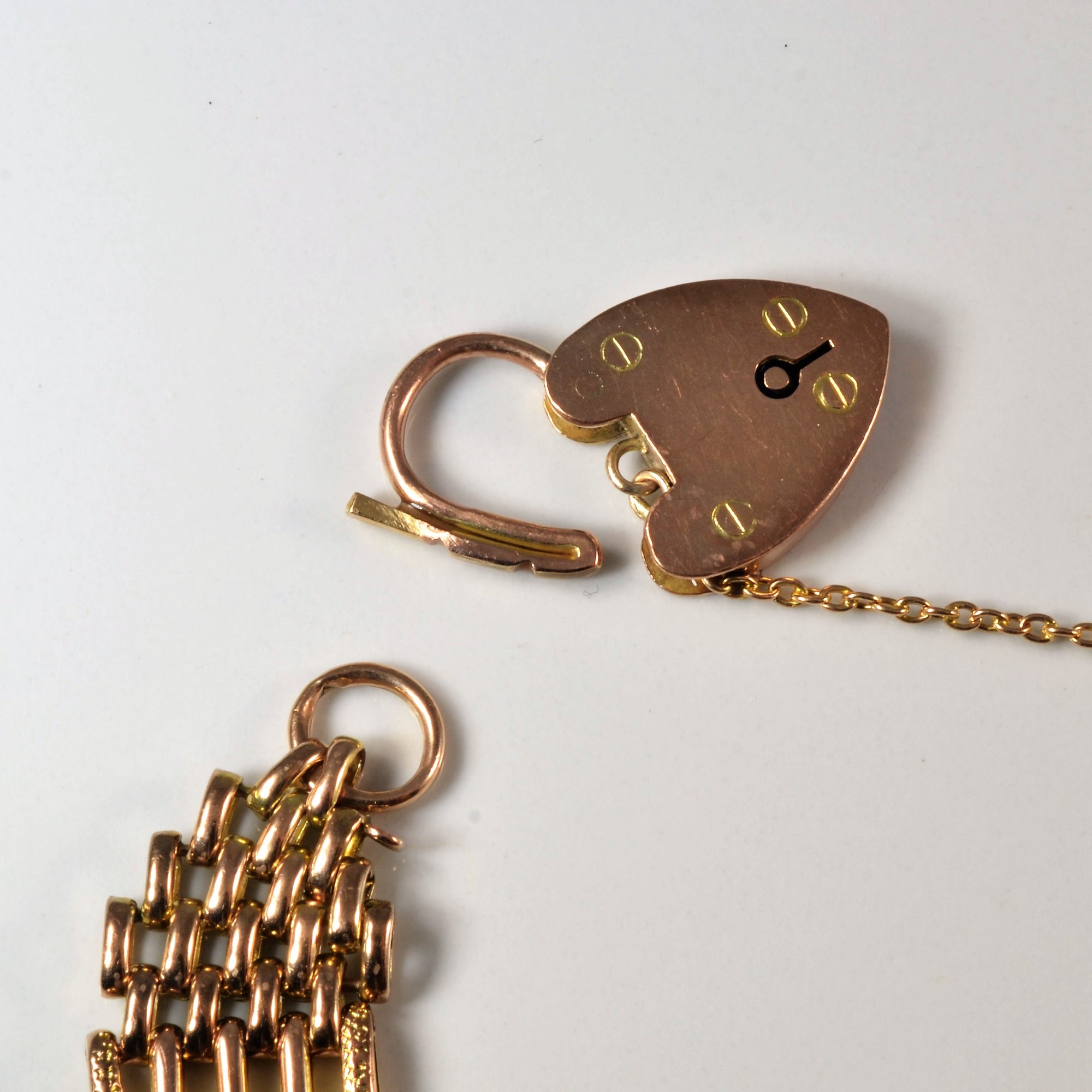 Vintage 9k Gold Chain Bracelet | 7'' |