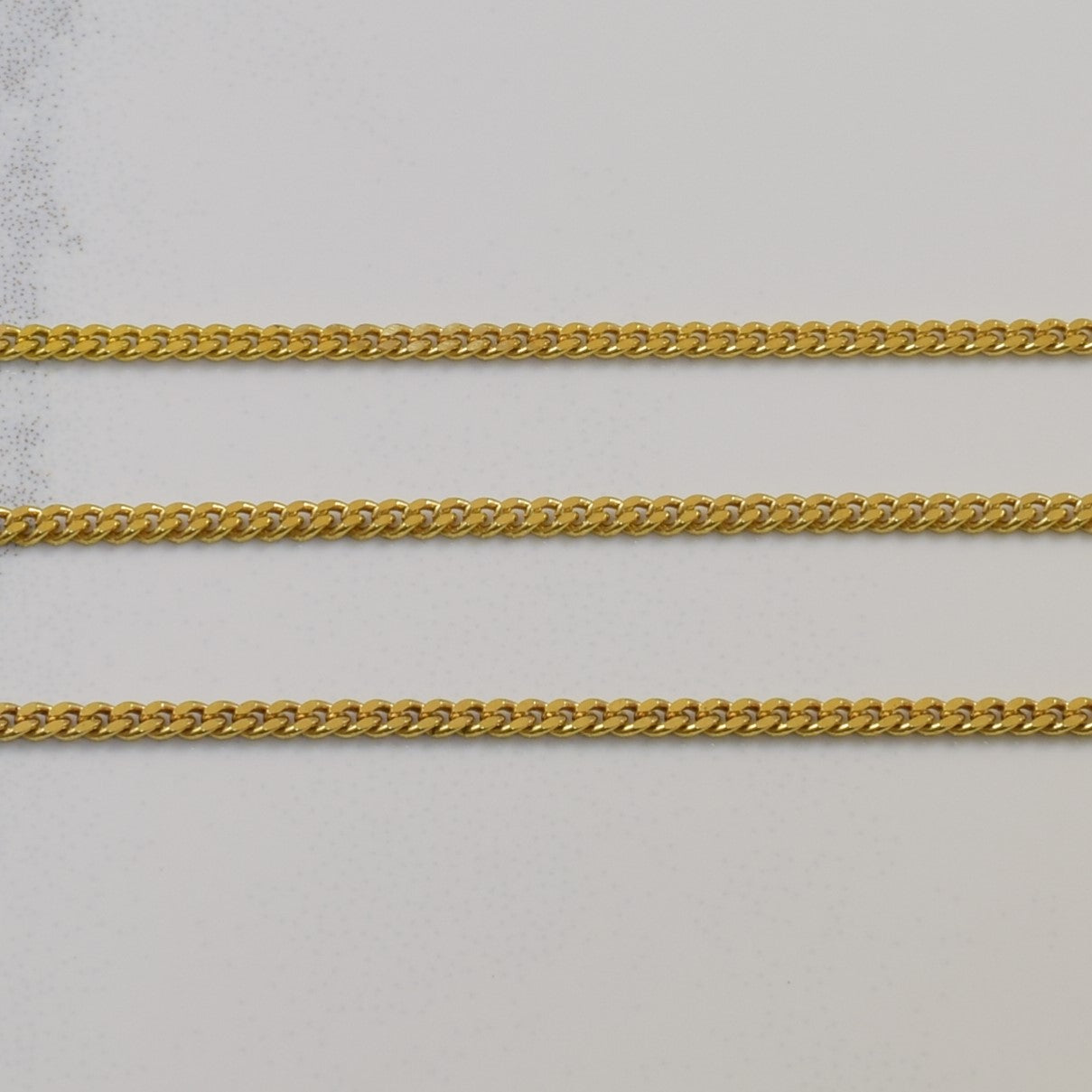 14k Yellow Gold Curb Chain | 18" |