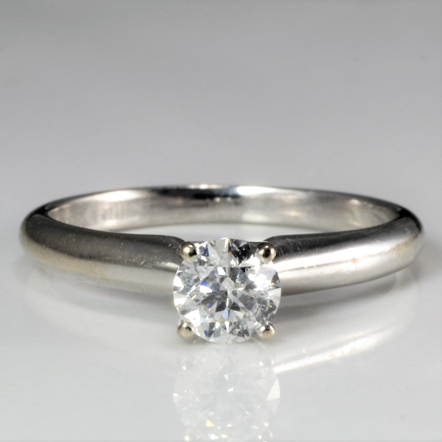 Solitaire Diamond Engagement Ring | 0.34 ct, SZ 5 |