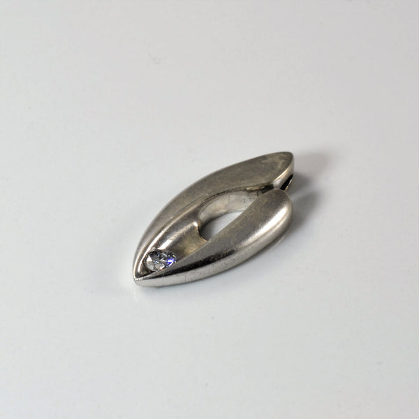 Sterling Silver Diamond Pendant | 0.18ct |