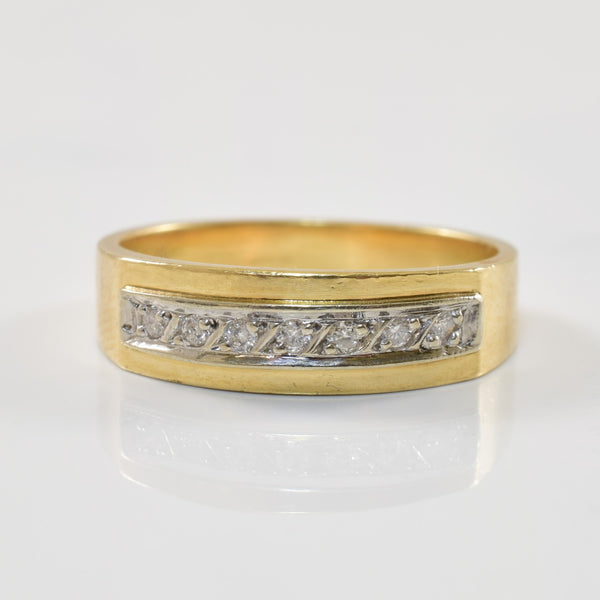 Pave Set Diamond Ring | 0.07ctw | SZ 6.25 |