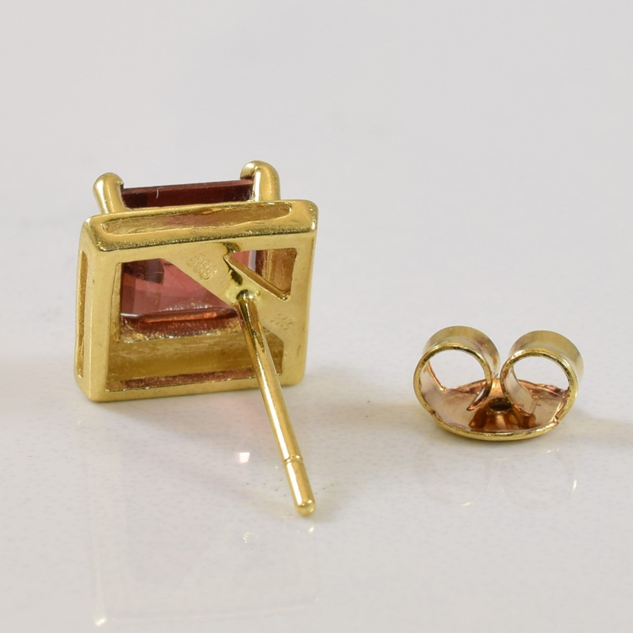 Garnet Stud Earrings | 3.00ctw |